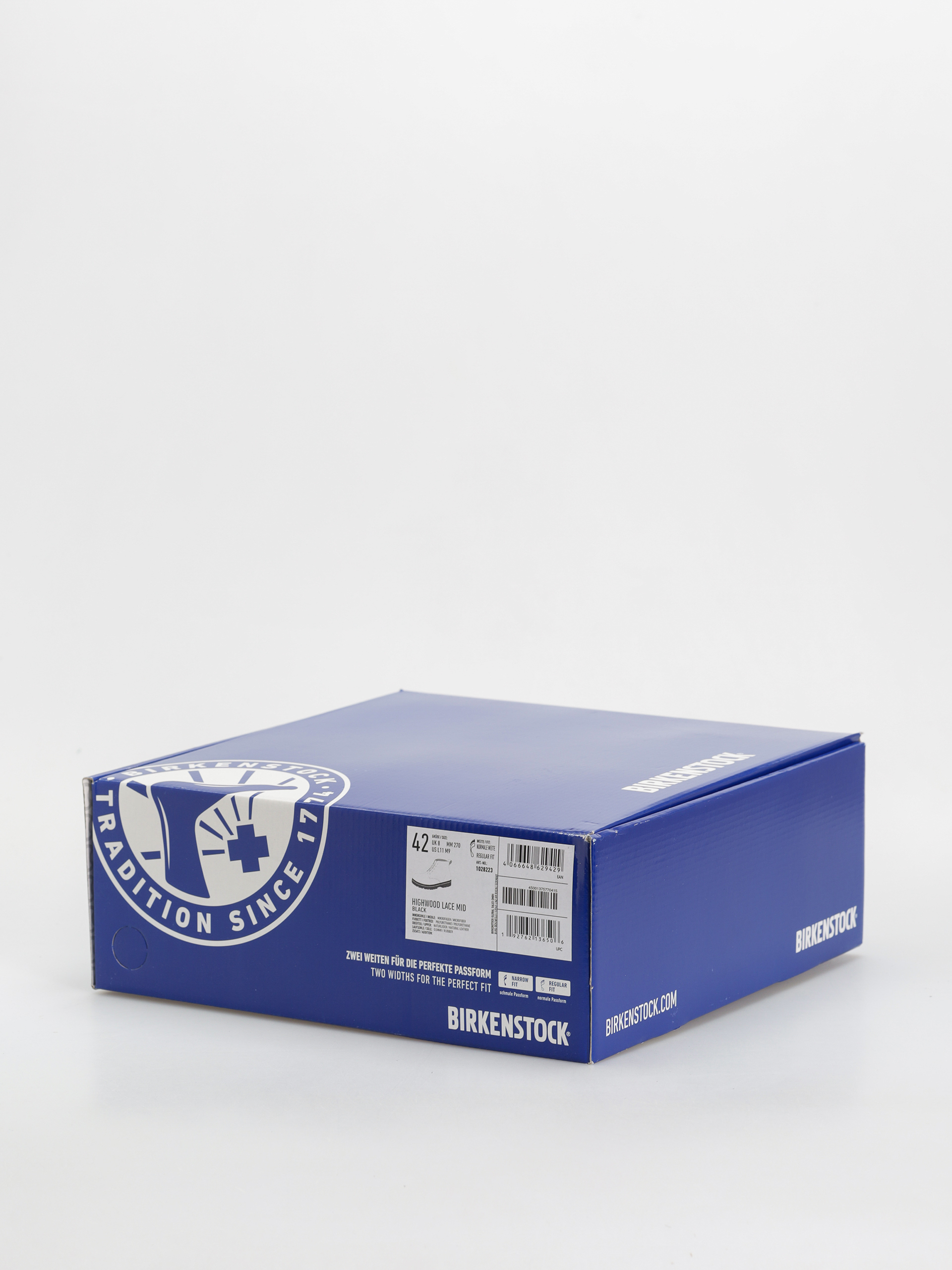 Взуття Birkenstock Highwood Lace Mid Natural Leather Regular (black)