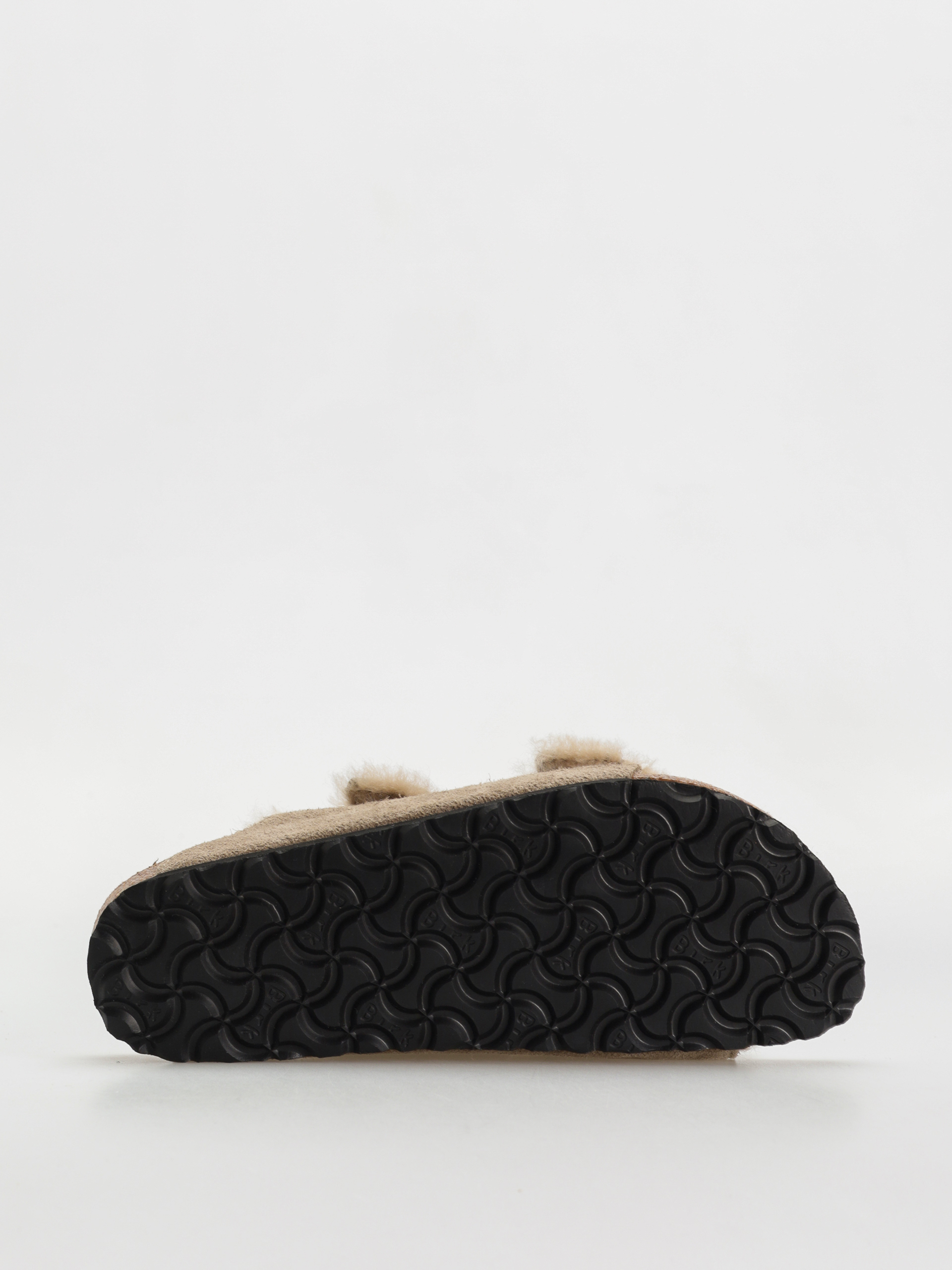 Шльопанці Birkenstock Arizona Shearling Suede Leather Fur Narrow Wmn (taupe)