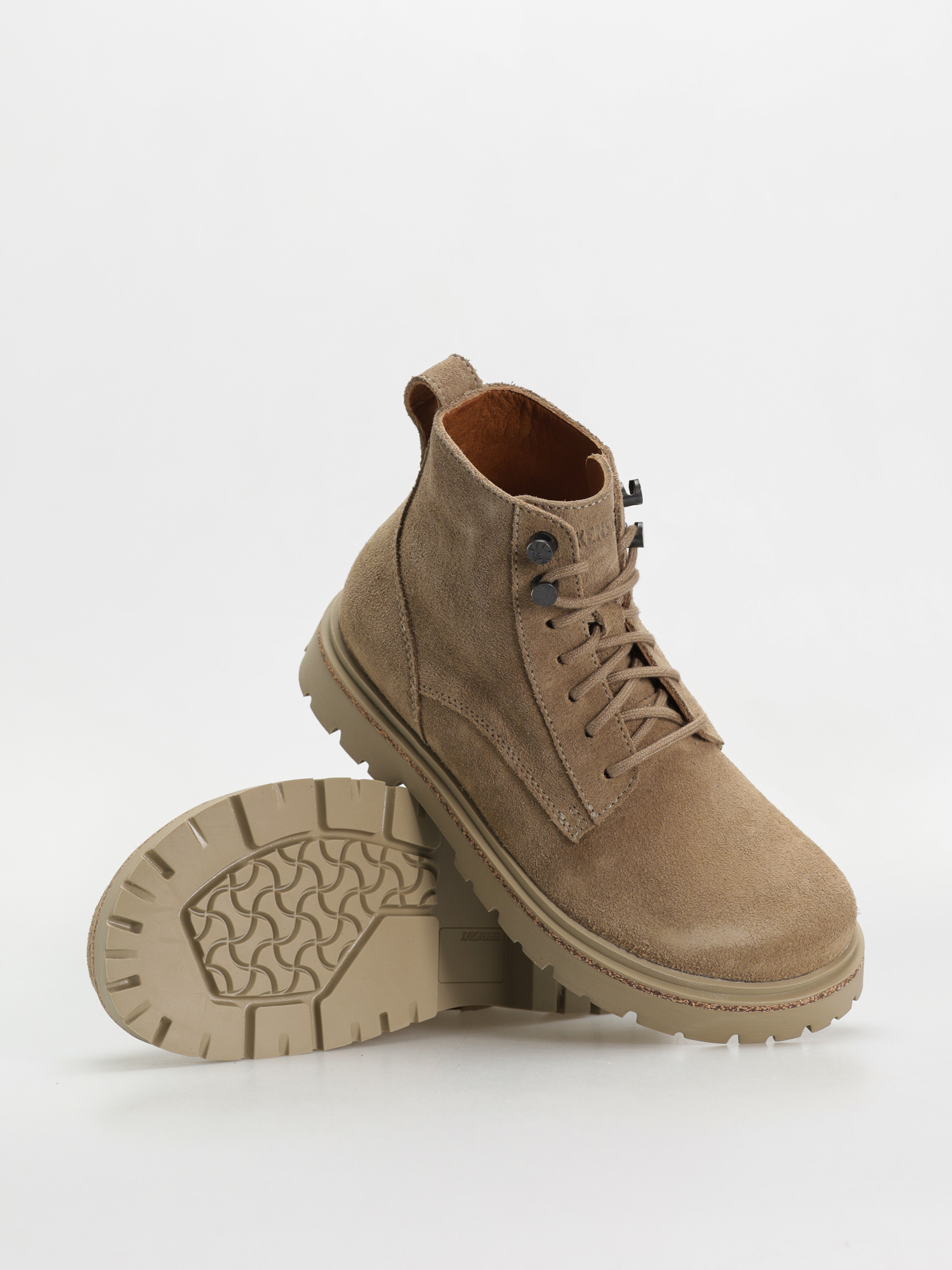 Взуття Birkenstock Highwood Lace Mid Suede Leather Narrow Wmn (taupe)