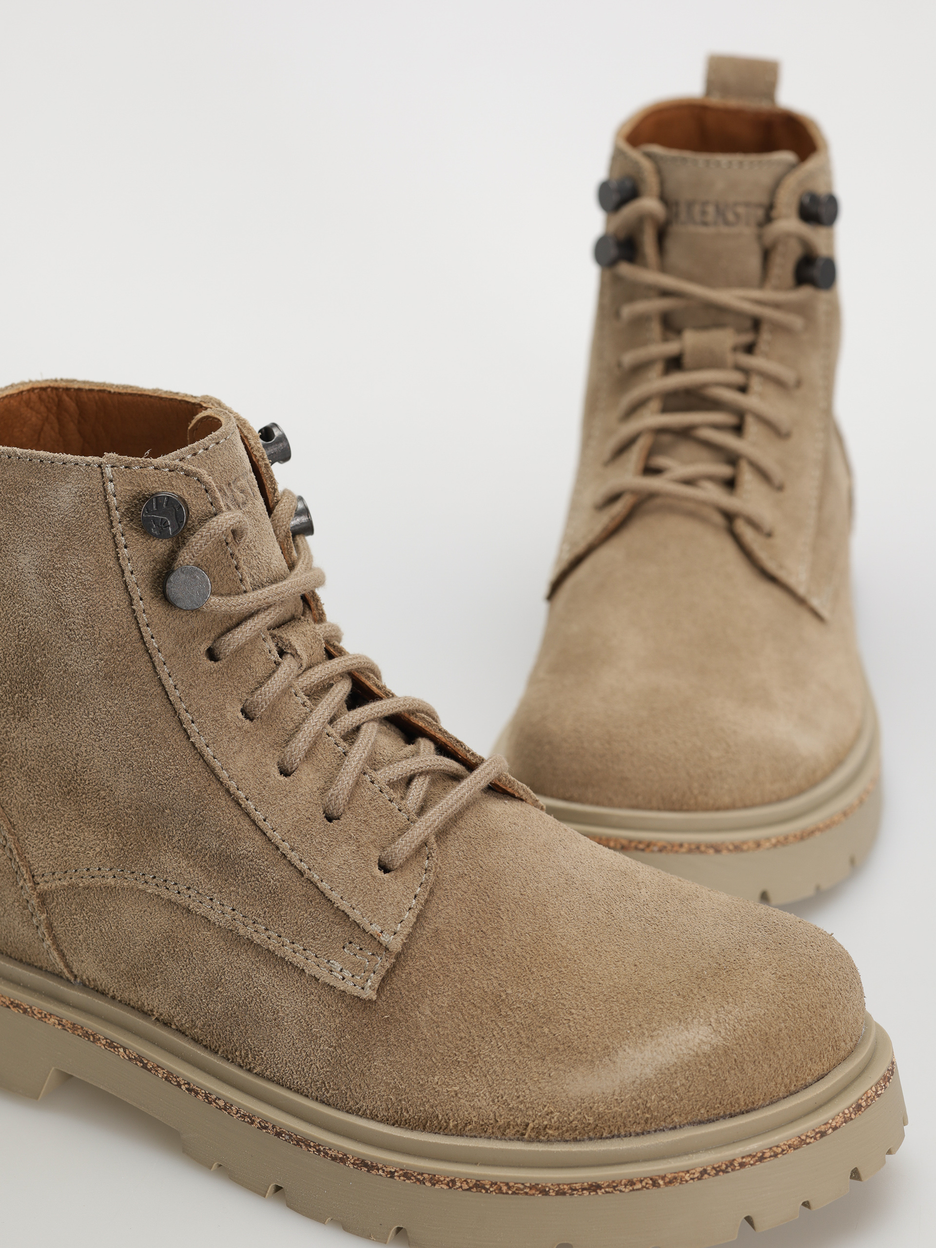 Взуття Birkenstock Highwood Lace Mid Suede Leather Narrow Wmn (taupe)