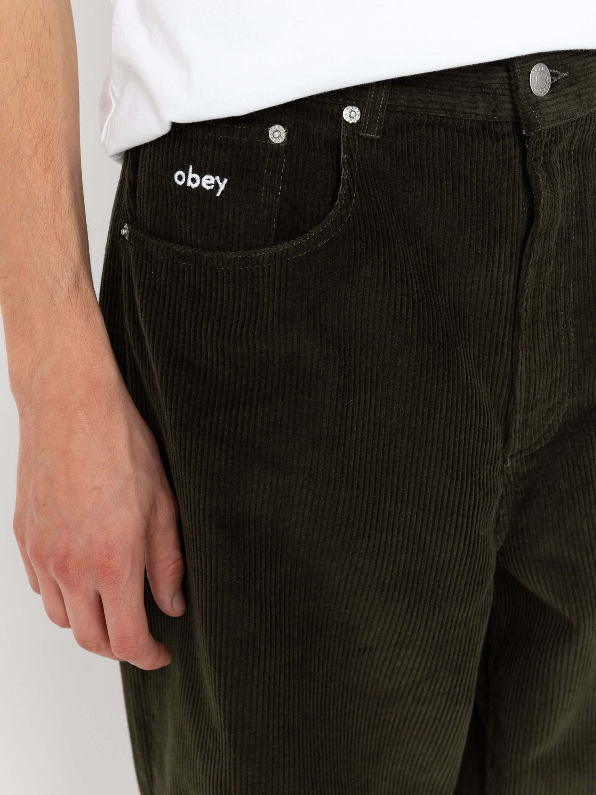 Штани OBEY Bigwig Baggy Corduroy (rosin)