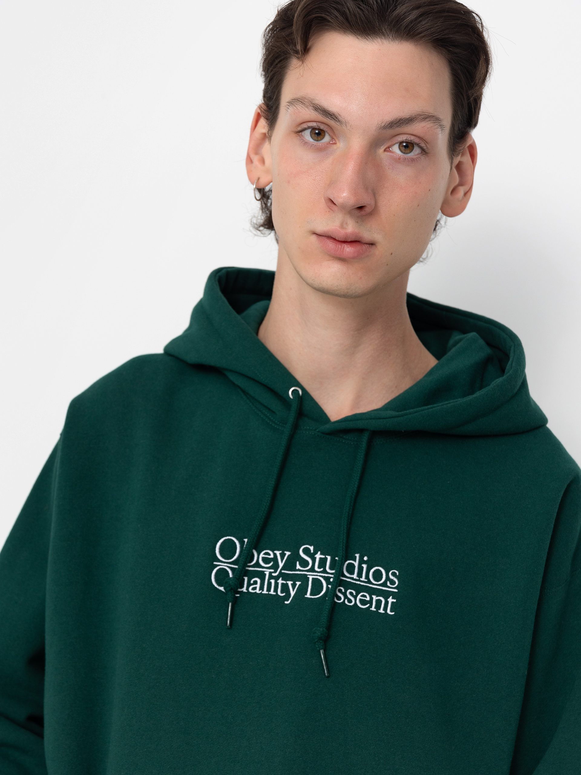 Худі OBEY Quality Dissent HD (rain forest)