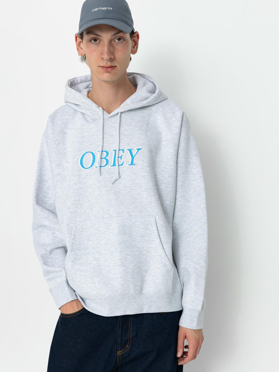 Худі OBEY Rhythm HD (ash grey)