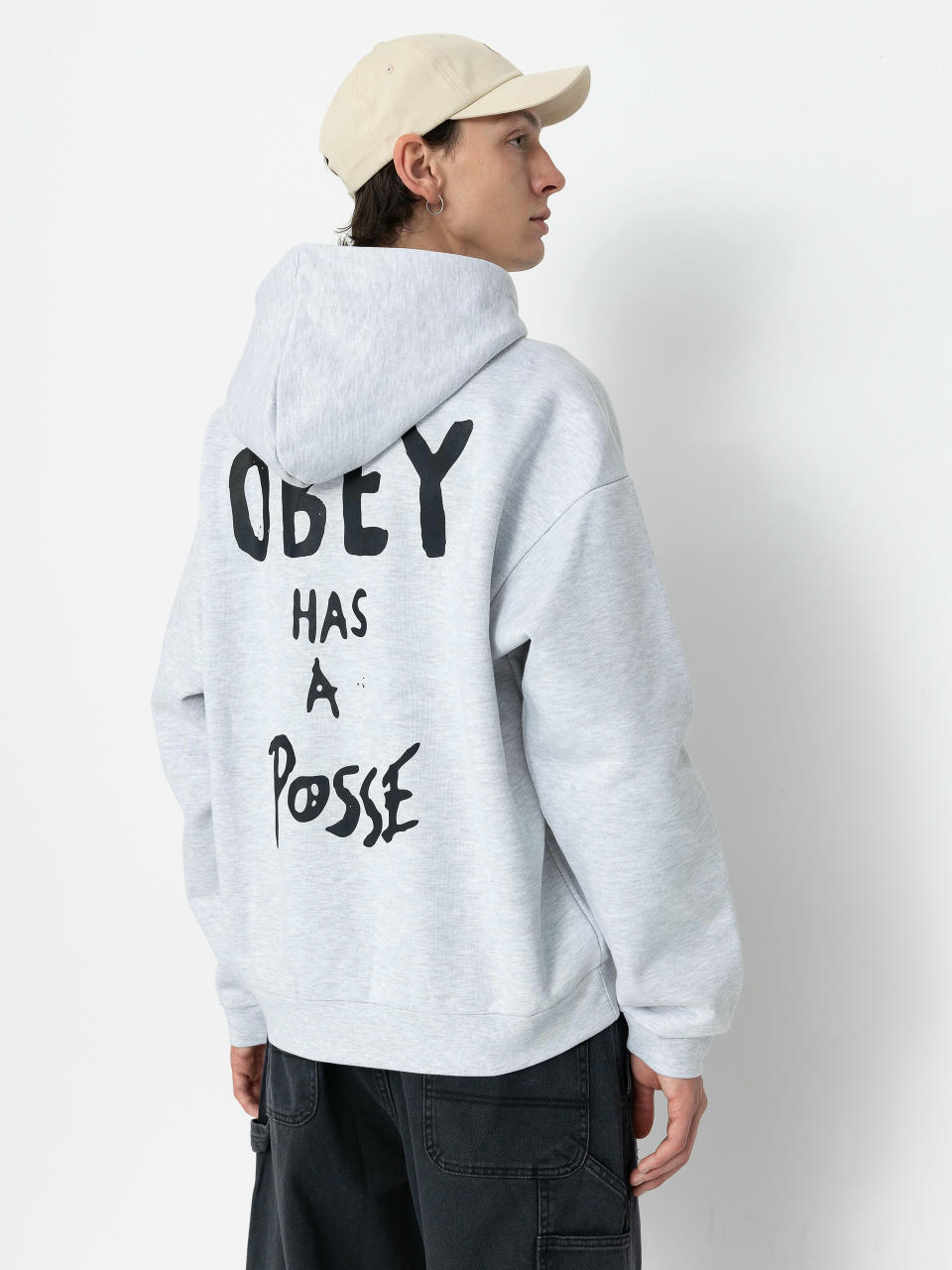 Худі OBEY Posse Extra Heavy HD (ash grey)