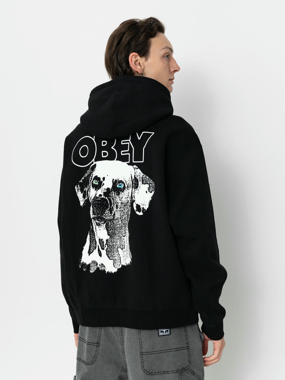 Худі OBEY Dalmation HD (black)