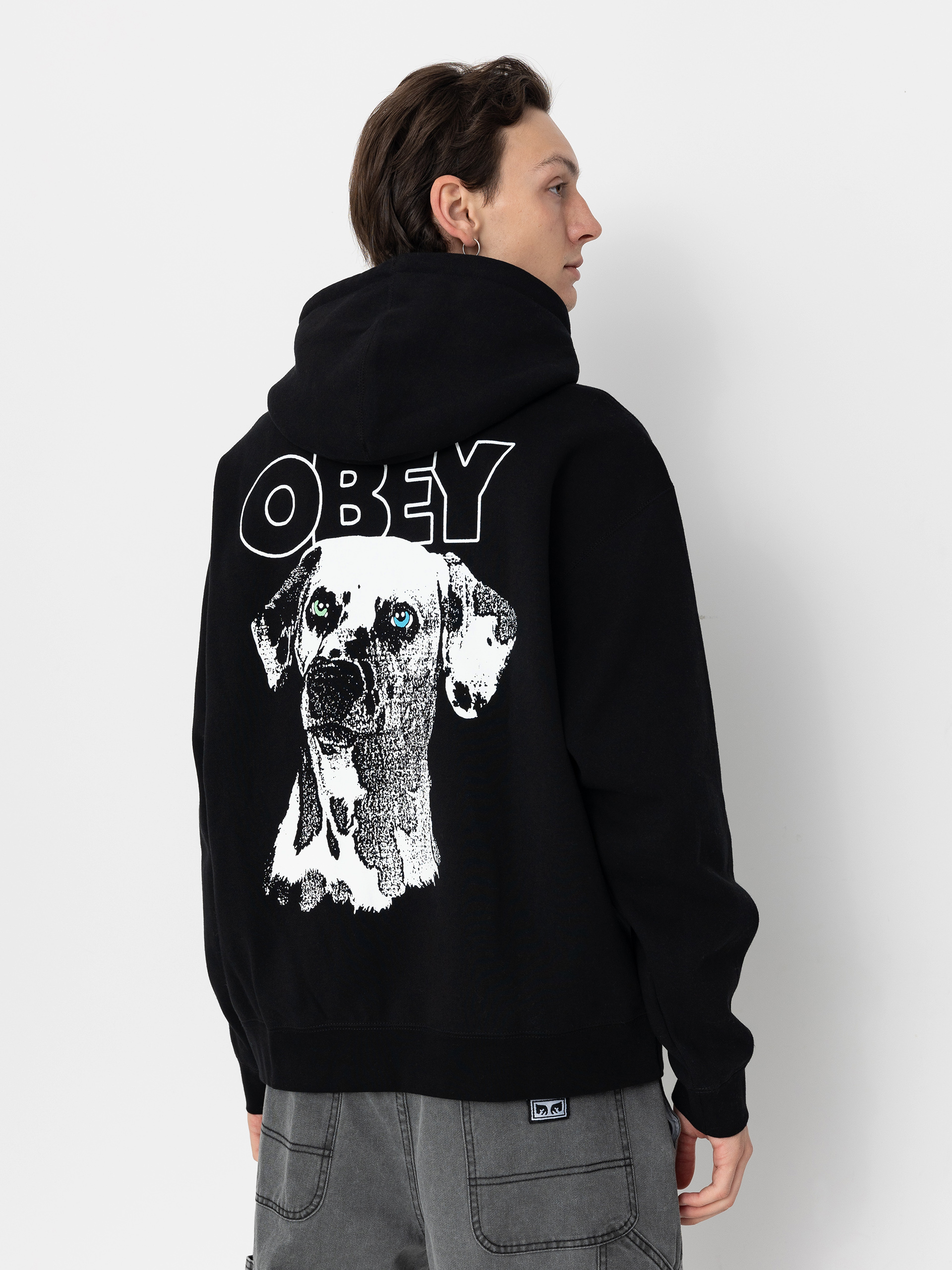 Худі OBEY Dalmation HD (black)