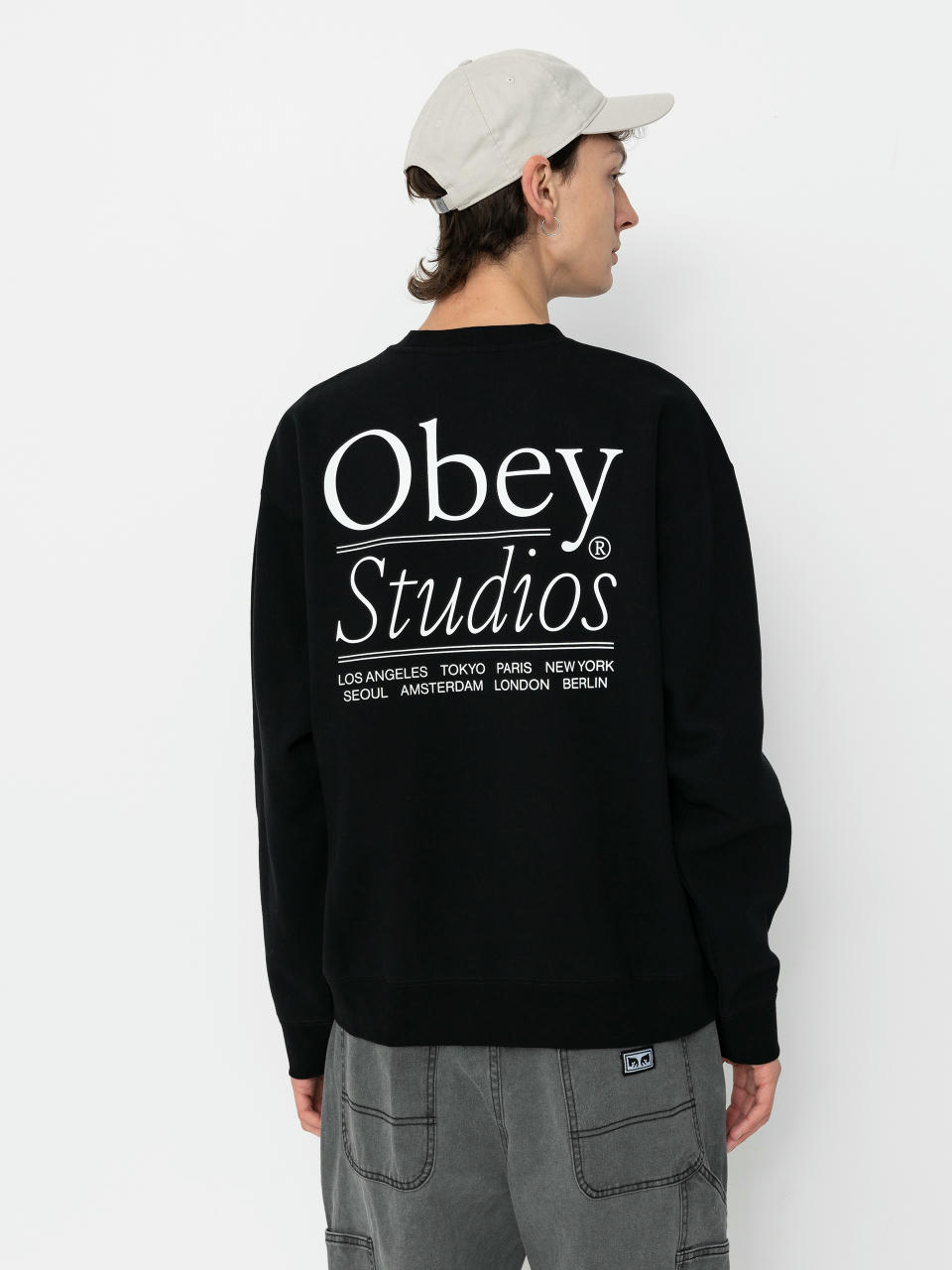 Світшот OBEY Studios (black)