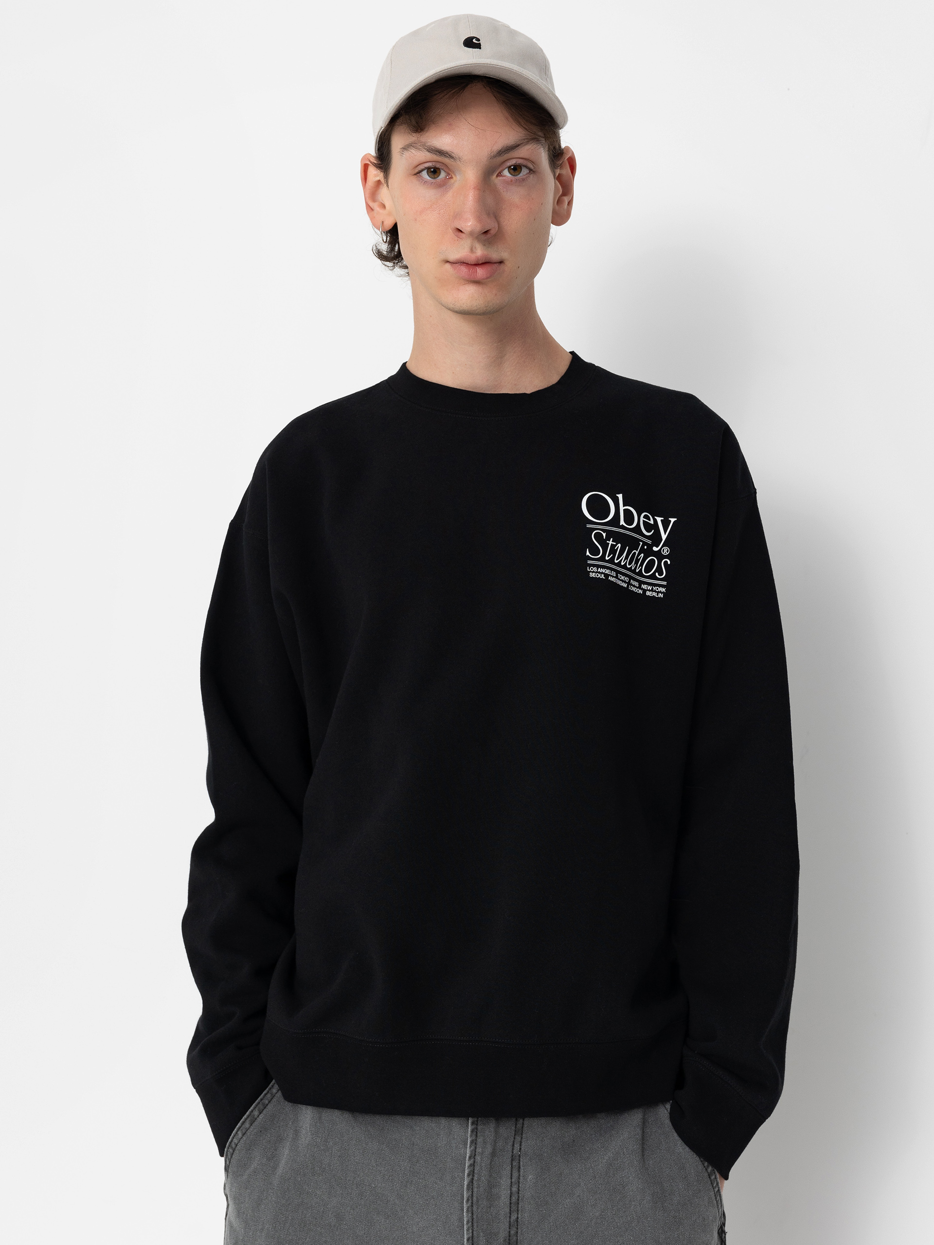Світшот OBEY Studios (black)