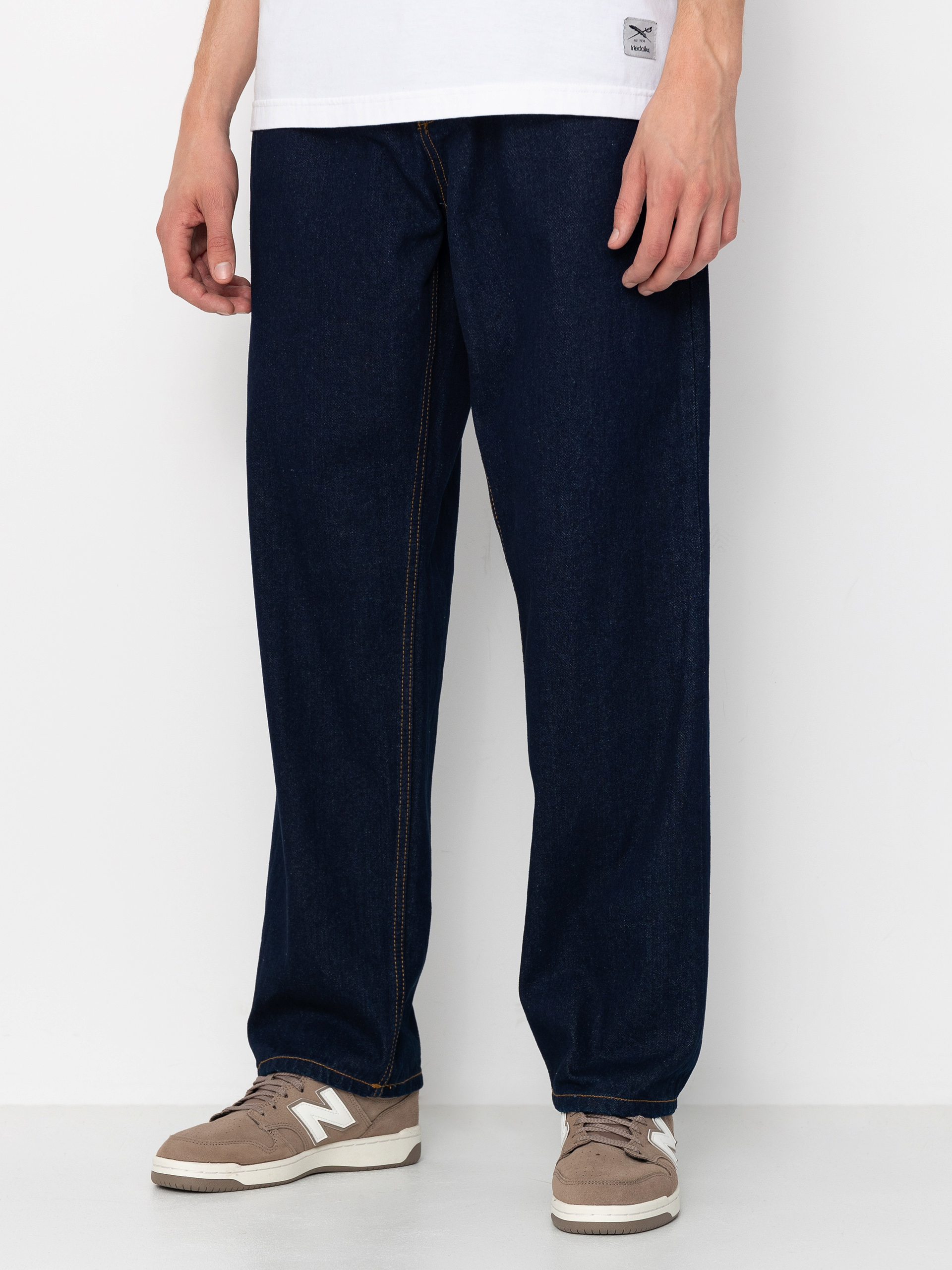 Штани OBEY Bigwig Baggy Denim - чорний (faded black)