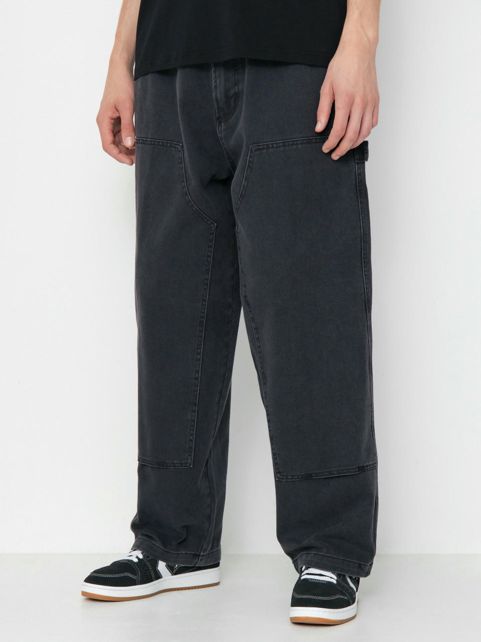 Штани OBEY Bigwig Denim Carpenter (black faded wash)