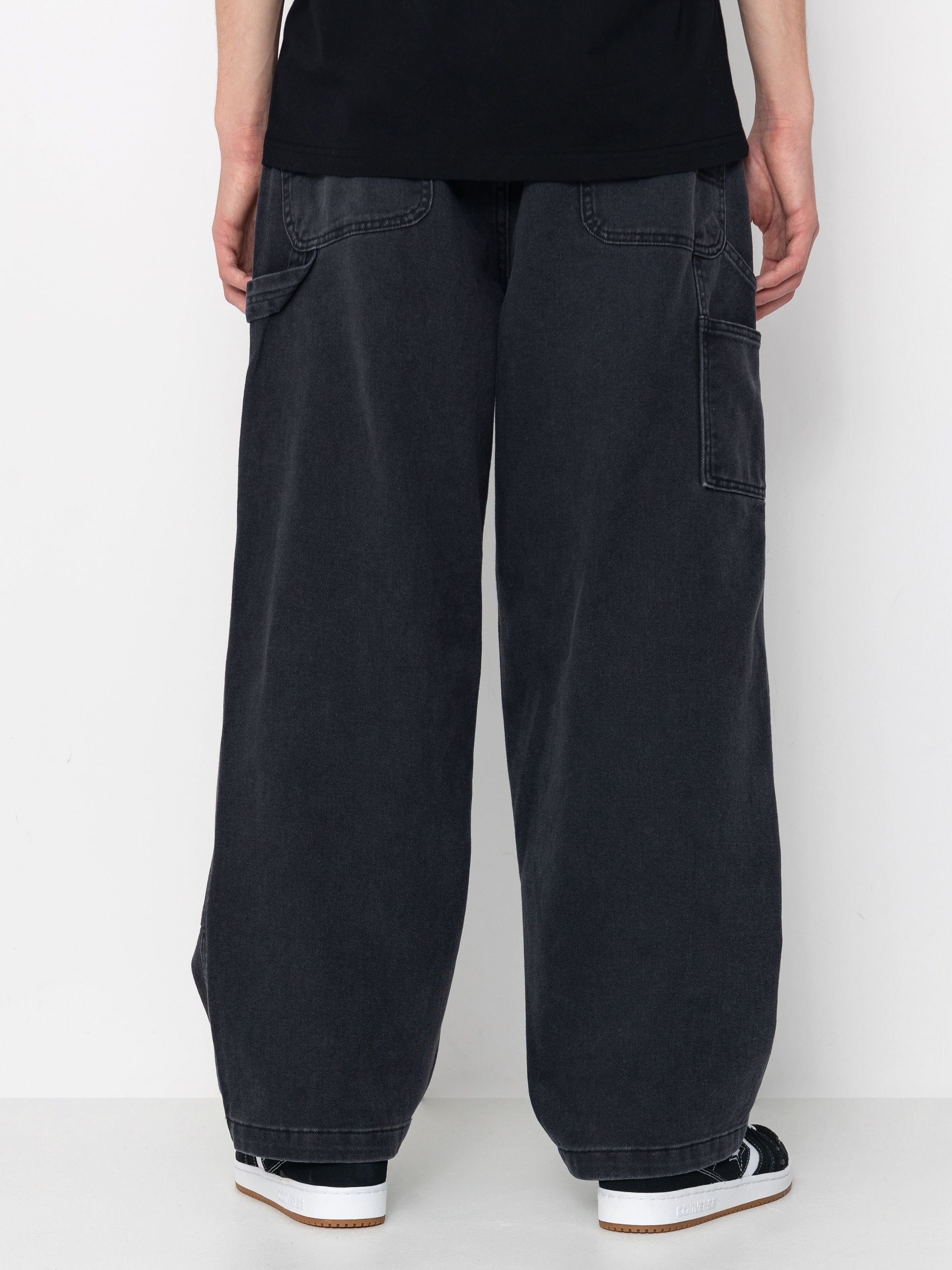 Штани OBEY Bigwig Denim Carpenter (black faded wash)