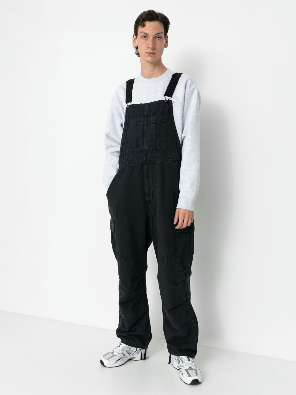 Штани Carhartt WIP Cargo Bib Overall (black)