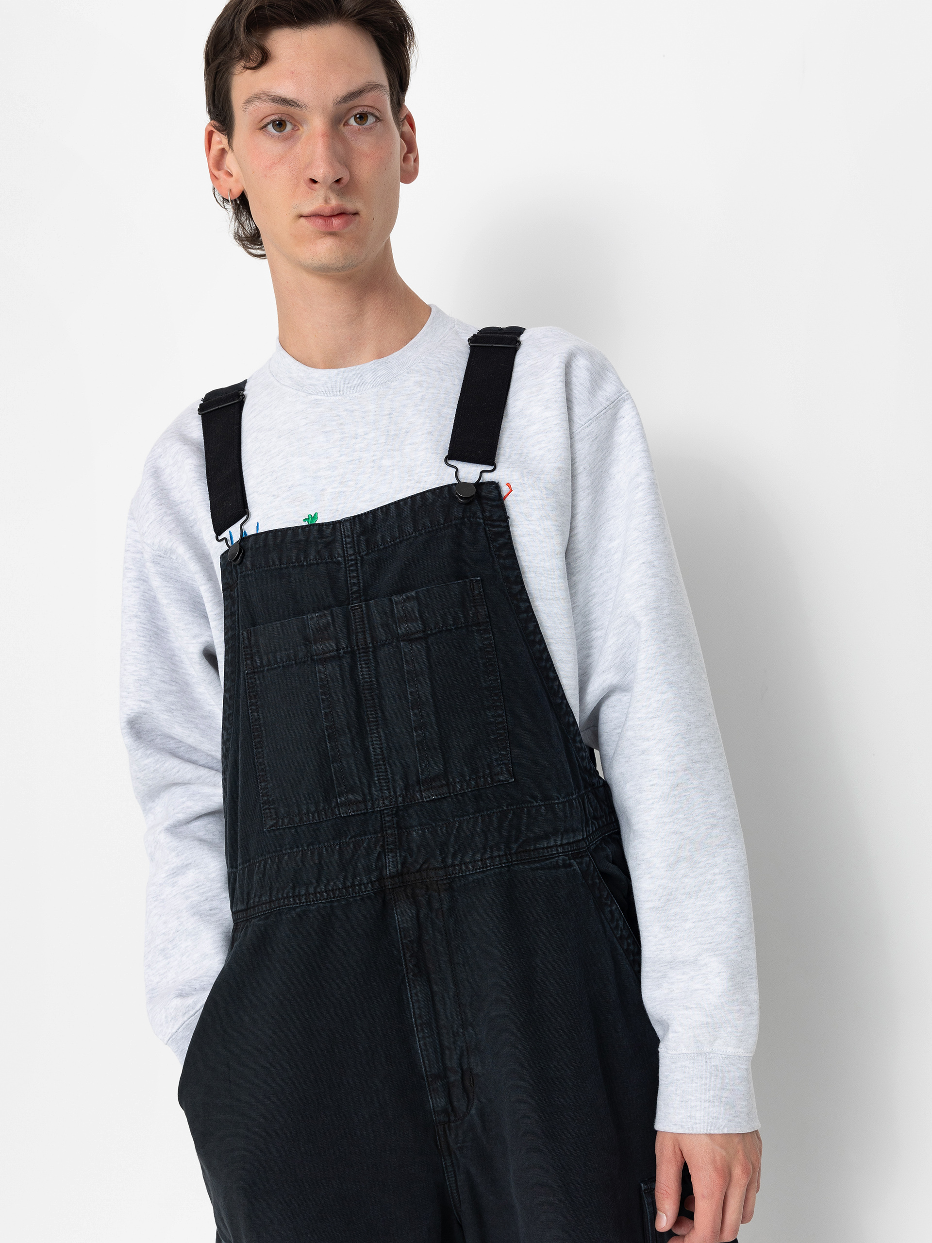 Штани Carhartt WIP Cargo Bib Overall (black)