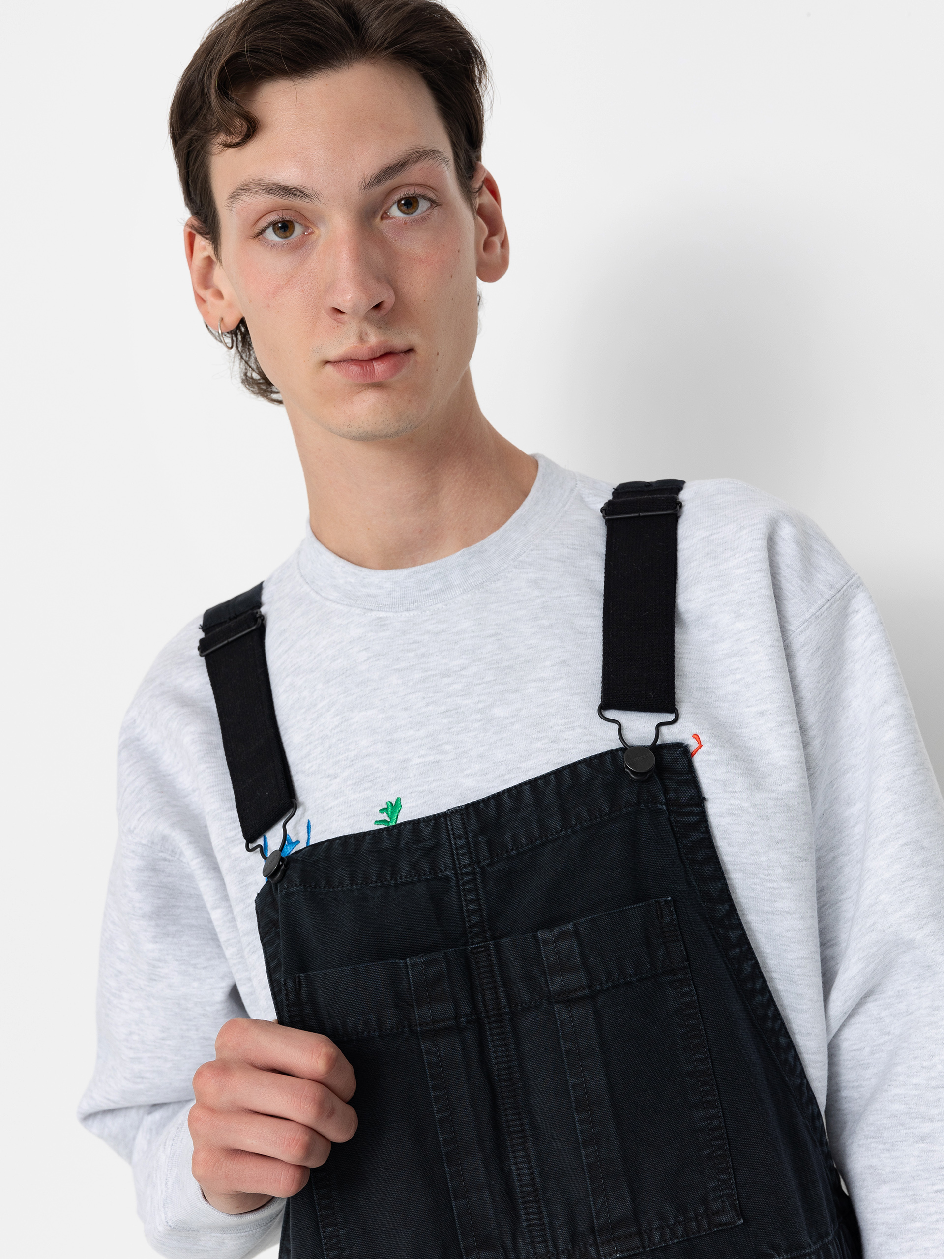 Штани Carhartt WIP Cargo Bib Overall (black)
