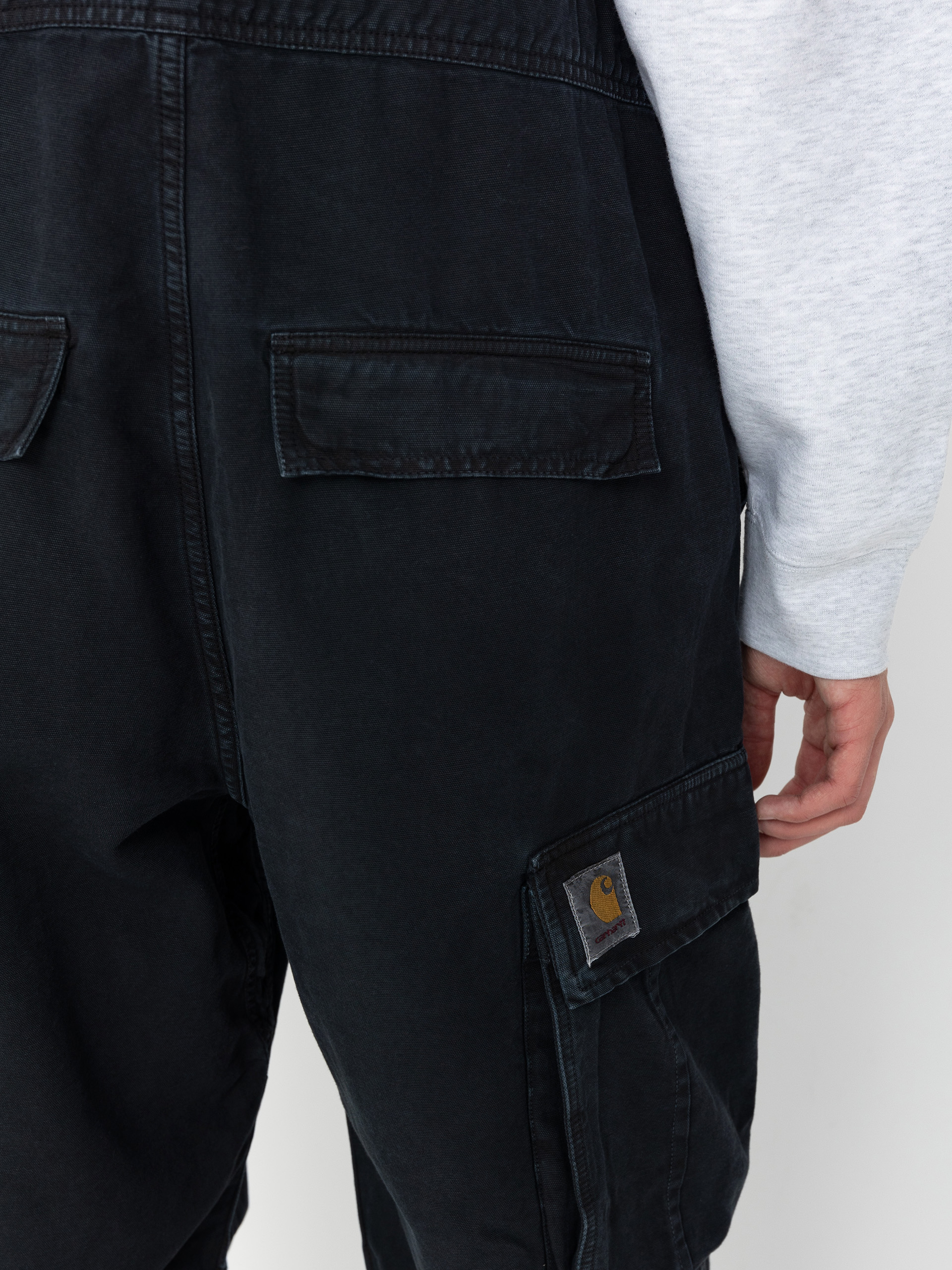 Штани Carhartt WIP Cargo Bib Overall (black)
