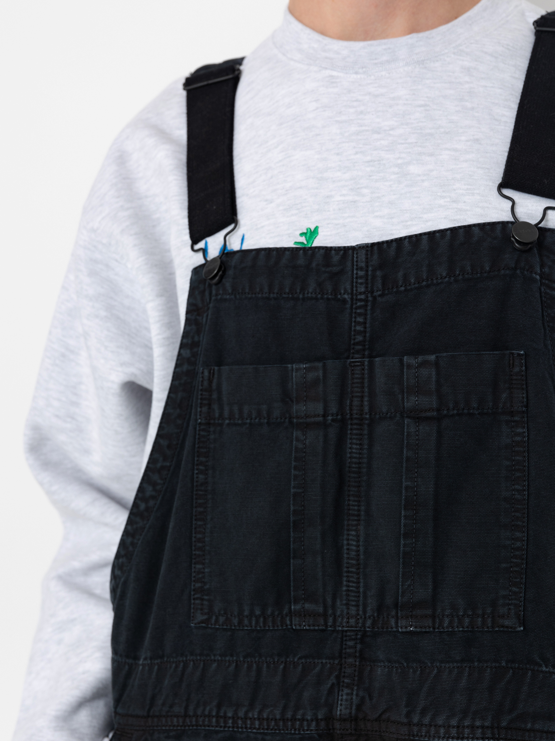 Штани Carhartt WIP Cargo Bib Overall (black)