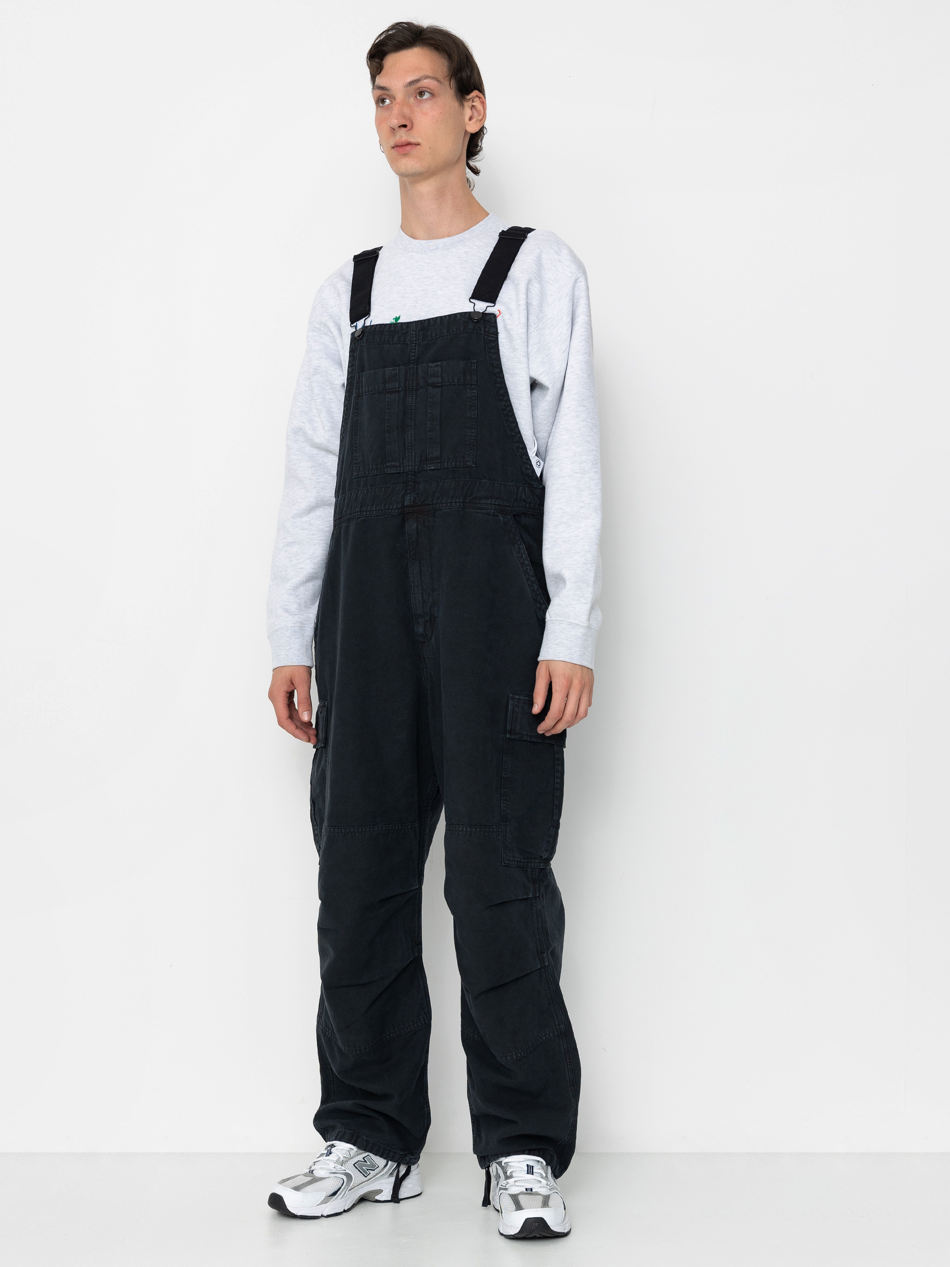 Штани Carhartt WIP Cargo Bib Overall (black)