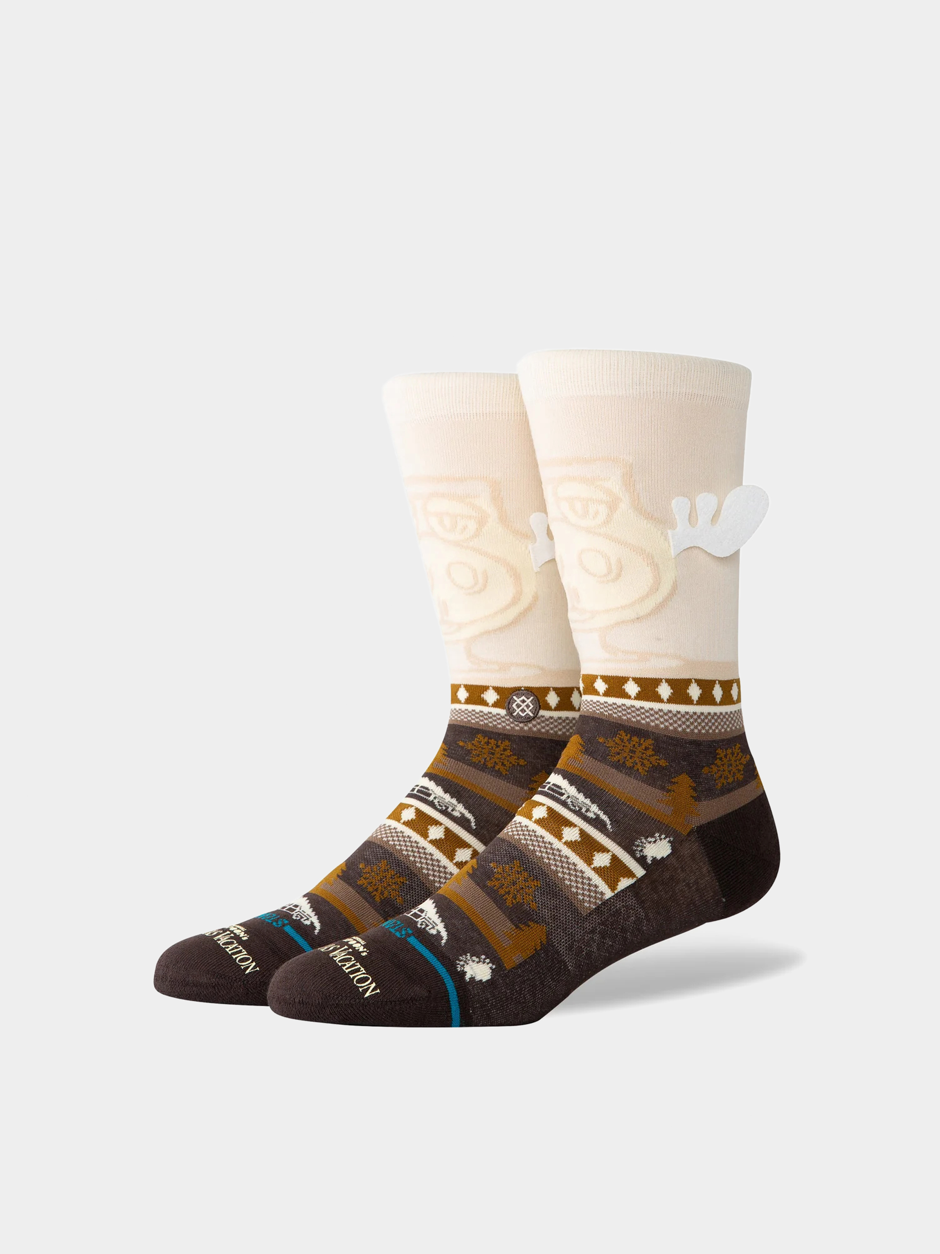  Шкарпетки Stance Have Some Eggnog Crew (dark brown)