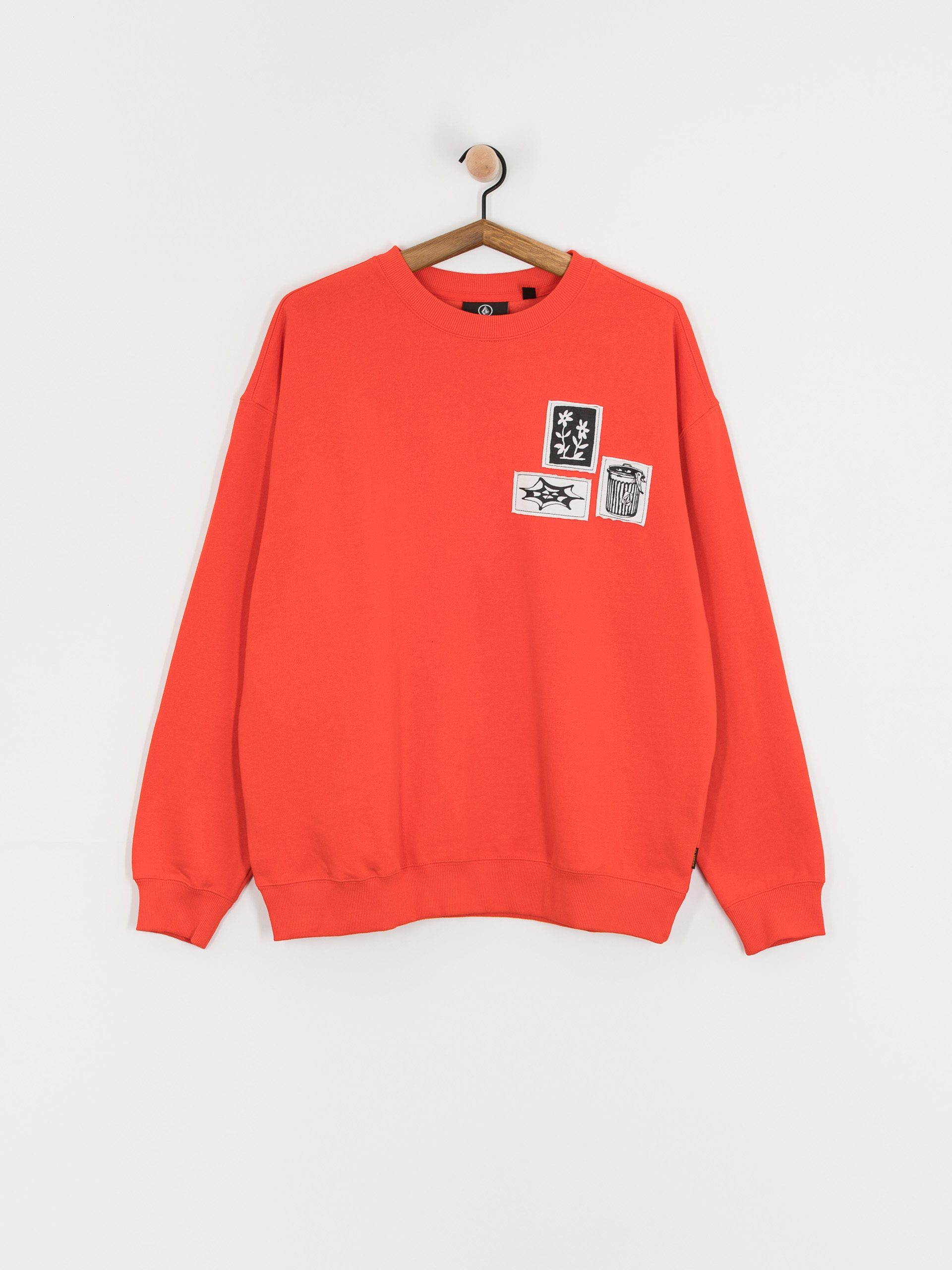 Світшот Volcom Fa Keutchi Crew (bright red)