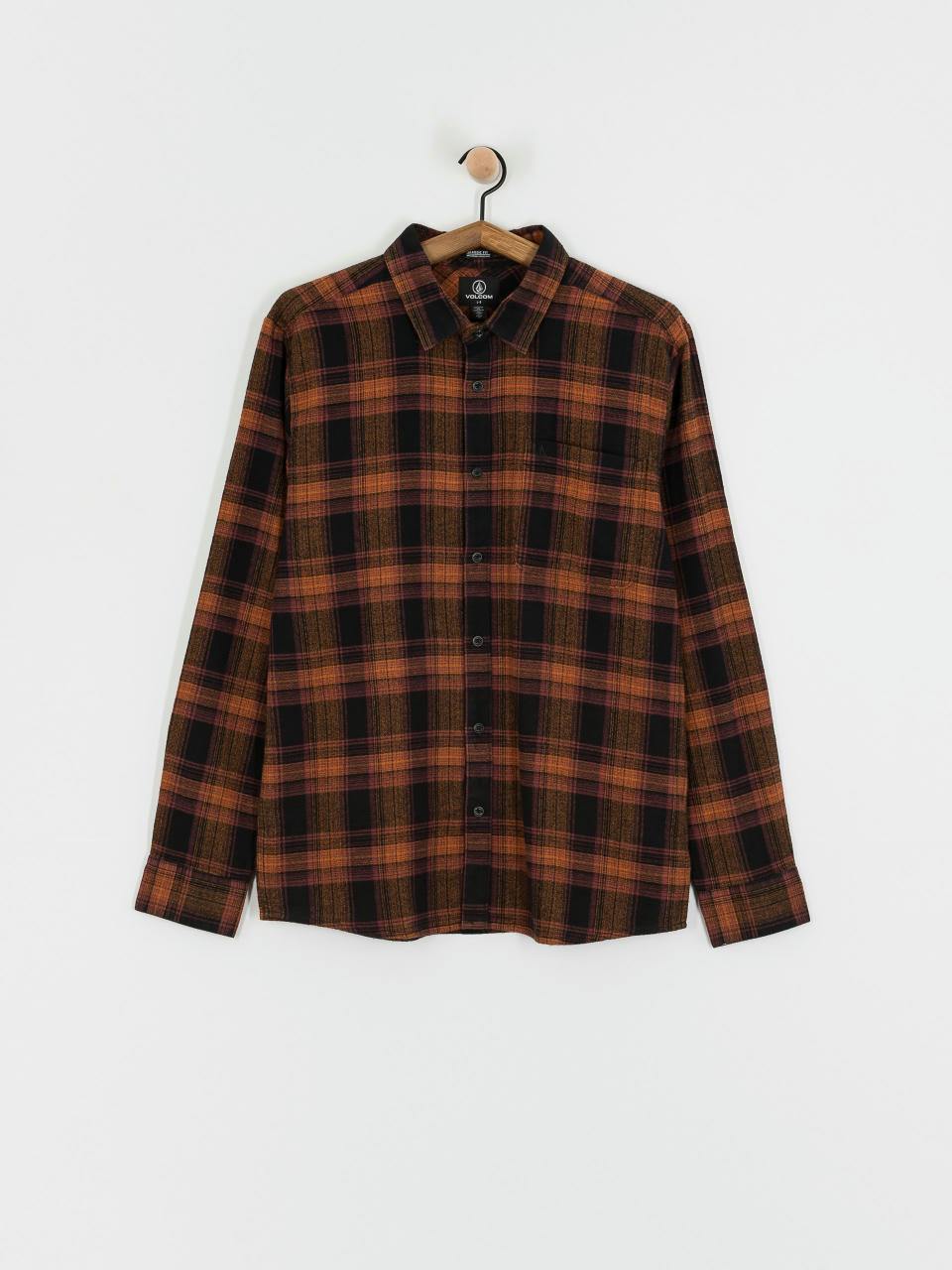 Сорочка Volcom Baystone Flannel Ls (black)