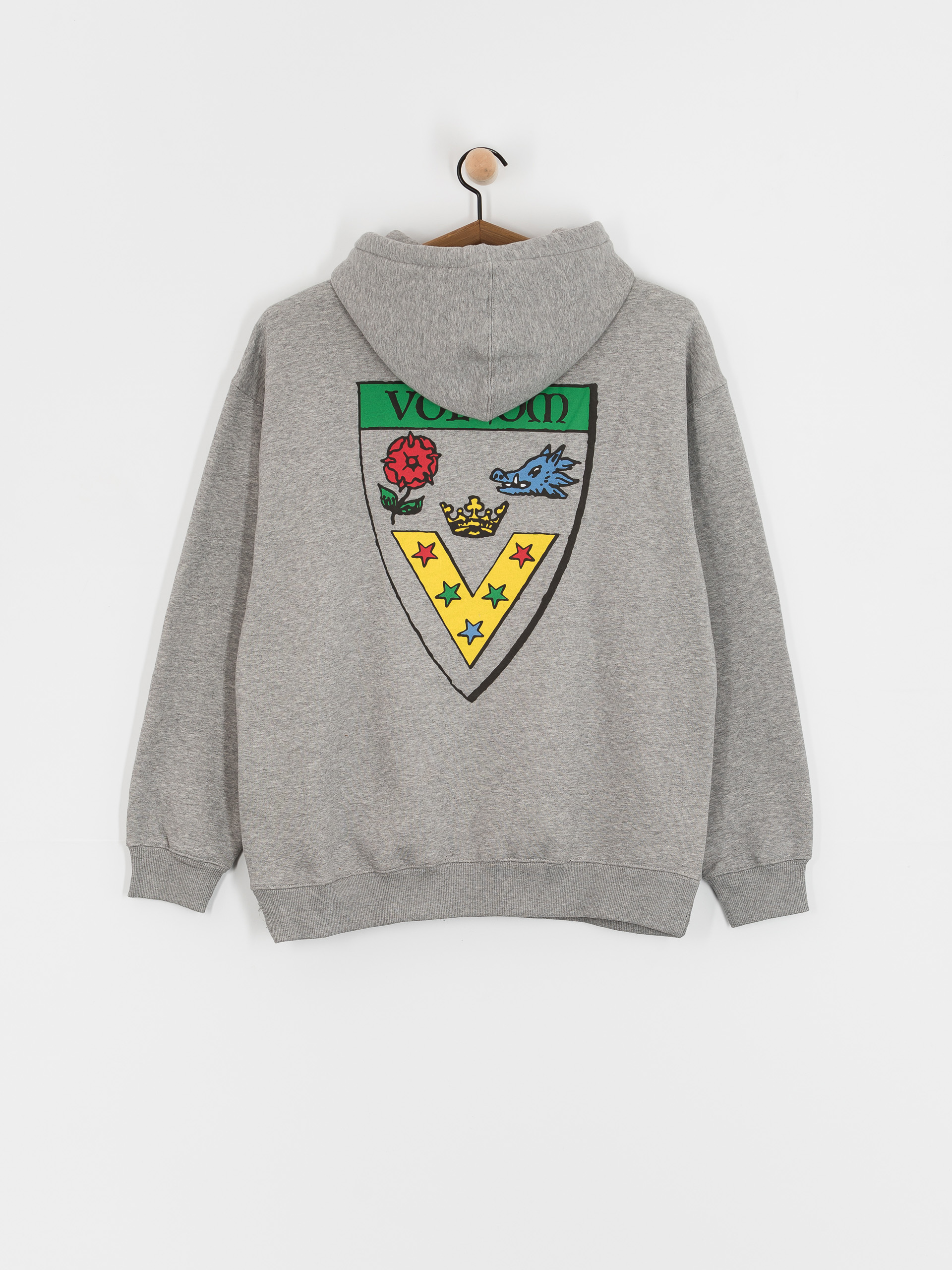 Худі Volcom Fergadelic HD (heather grey)