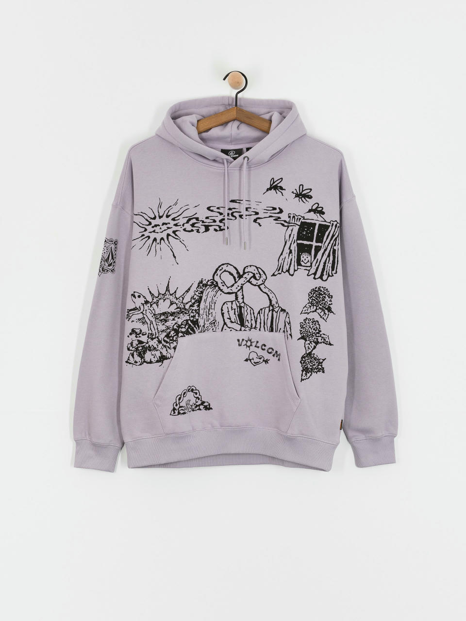 Худі Volcom Fa Keutchi 2 HD (light purple)