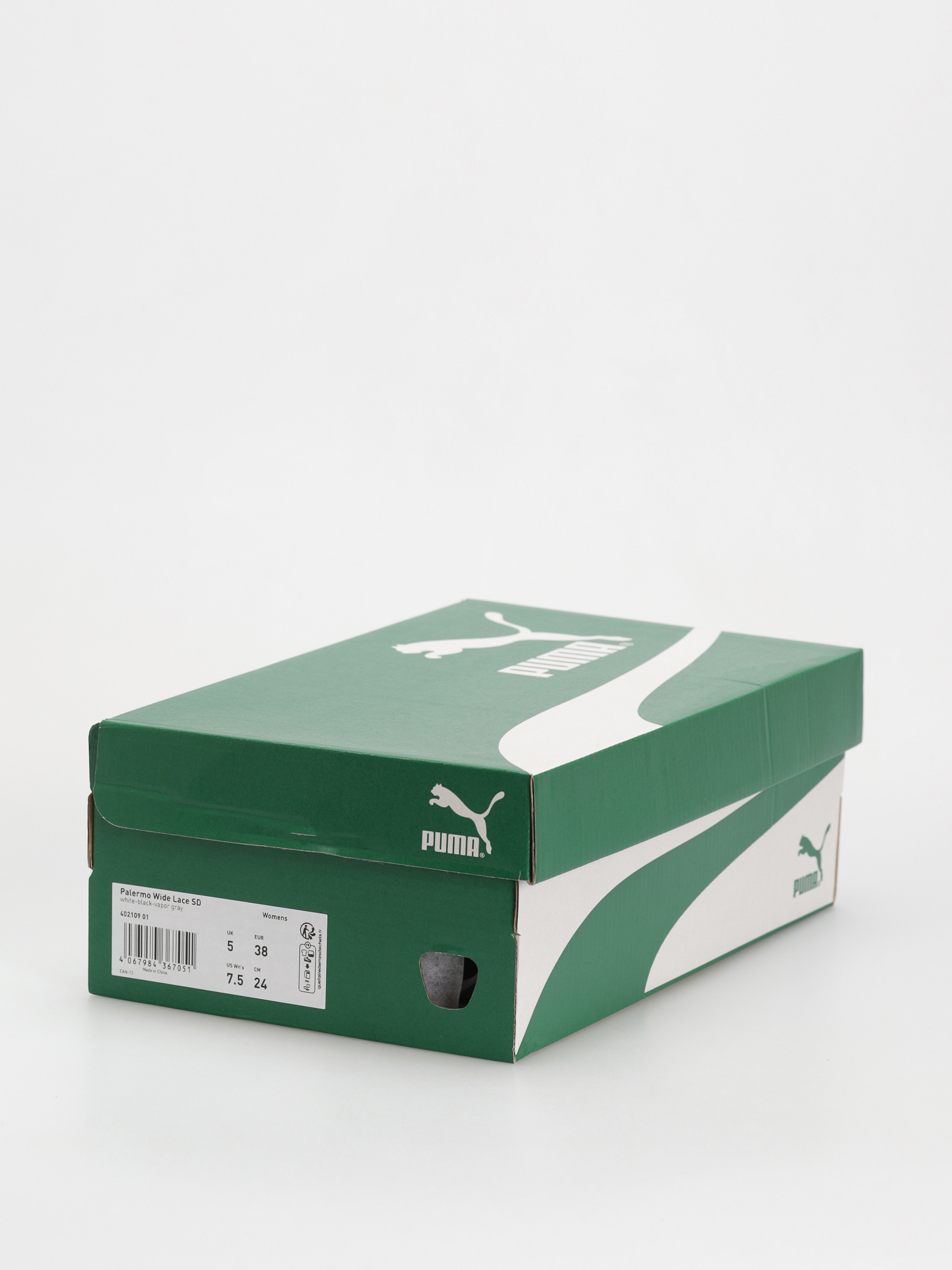 Взуття Puma Palermo Wide Lace SD (puma white puma black)