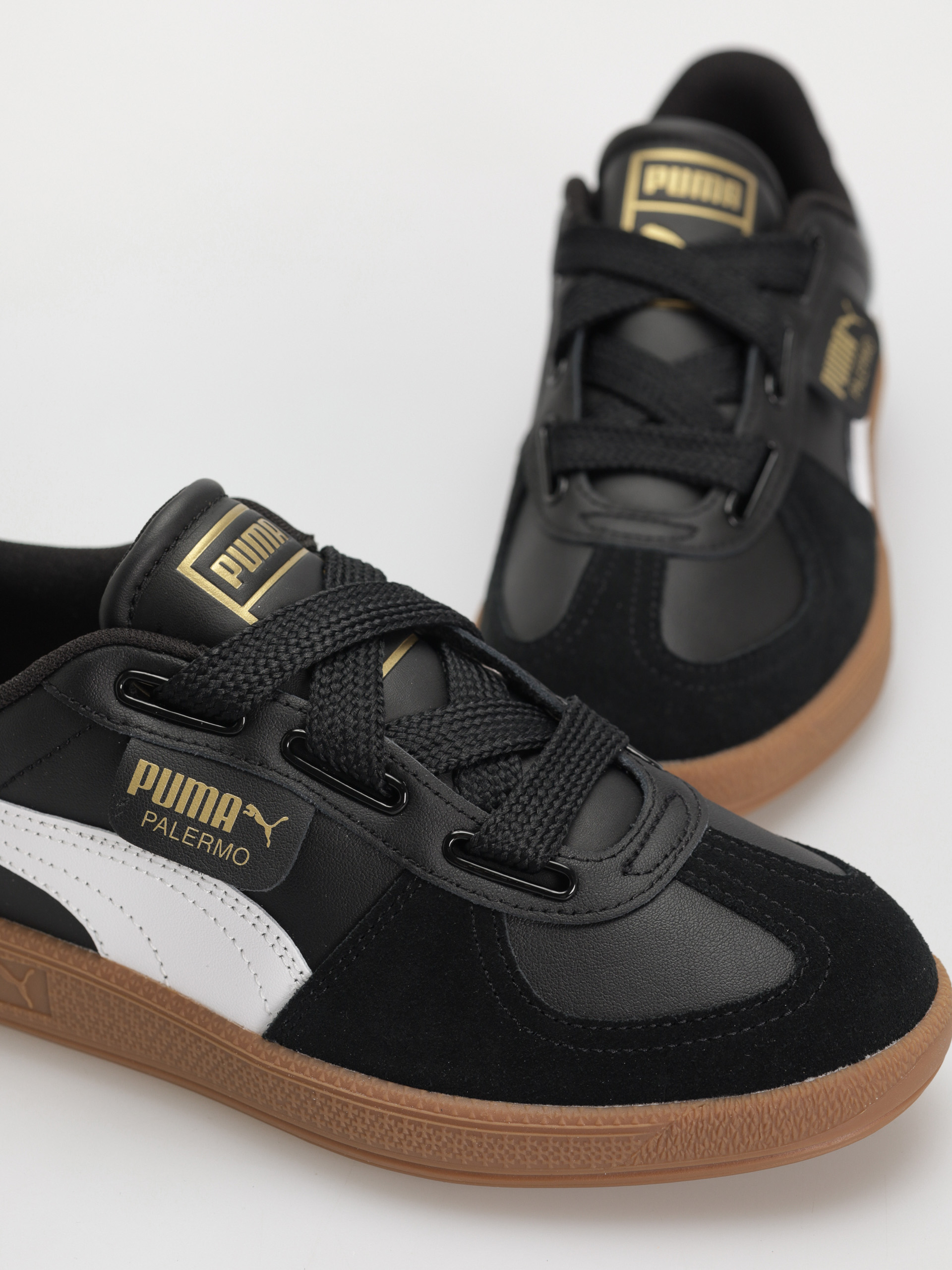 Взуття Puma Palermo Wide Lace SD (puma black puma white)