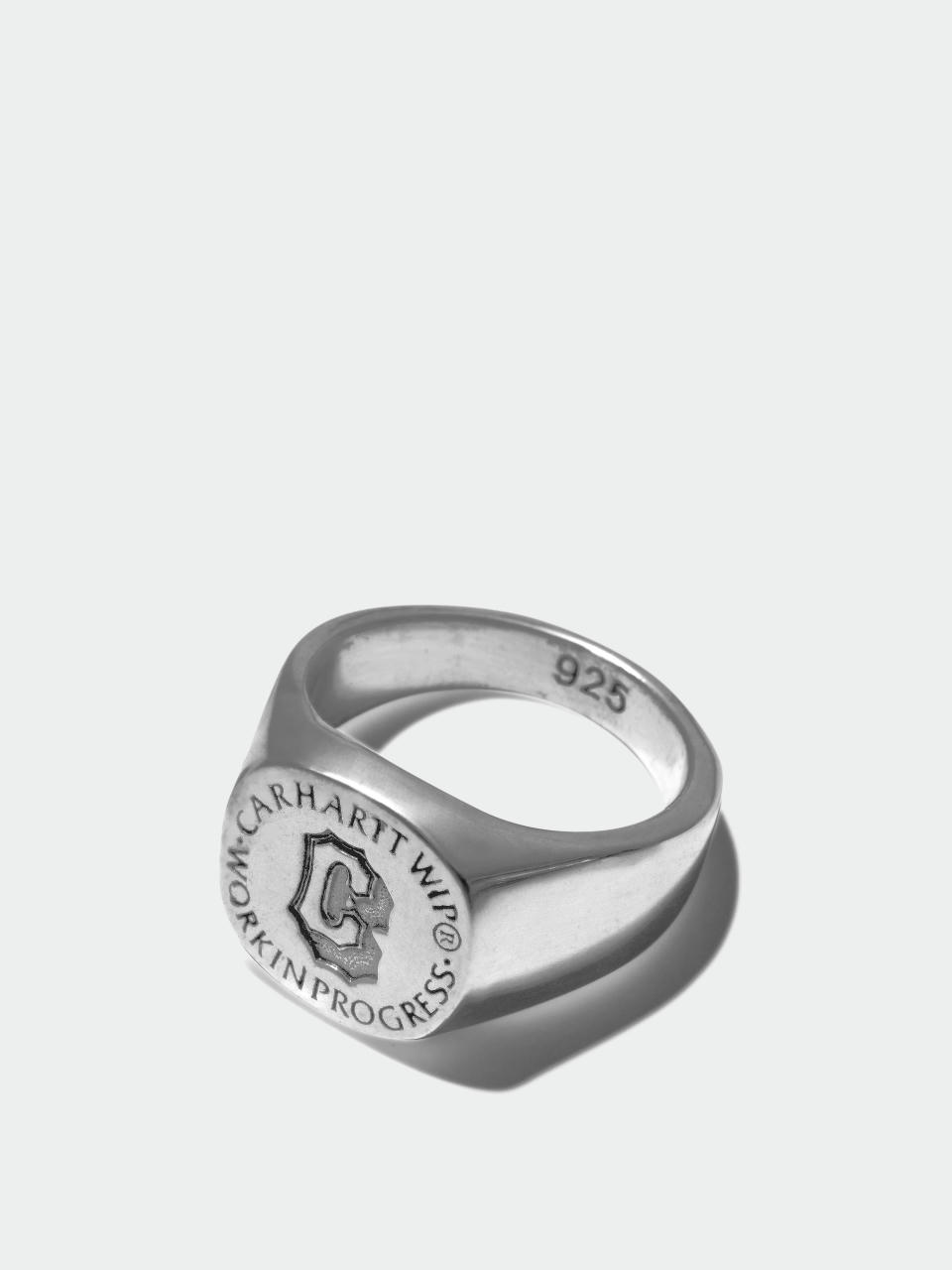 Перстень Carhartt WIP Varsity Signet Ring (silver)