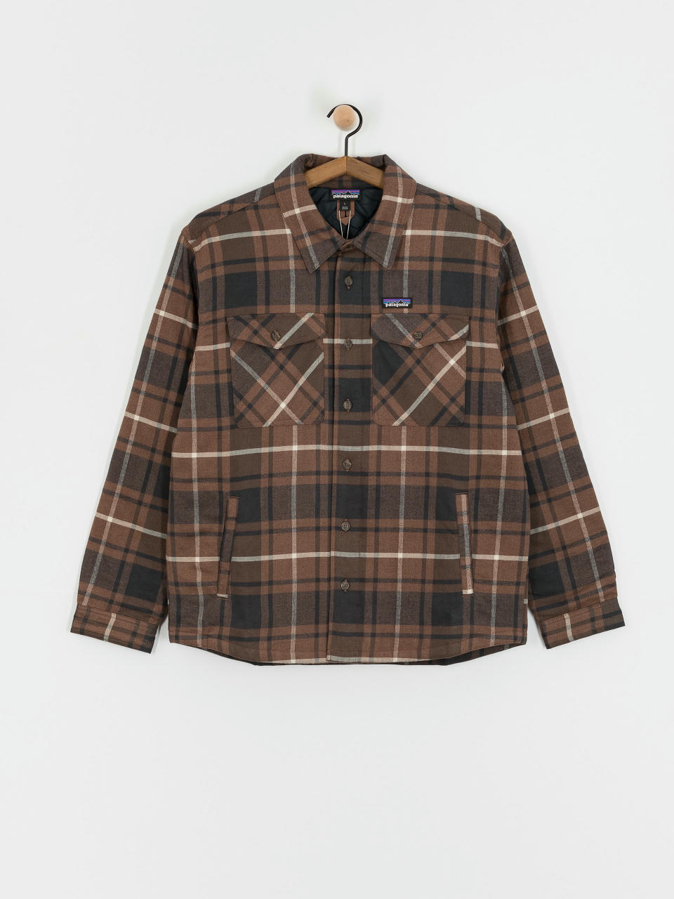 Сорочка Patagonia LW Insulated Fjord Flannel (outdoor molasses brown)