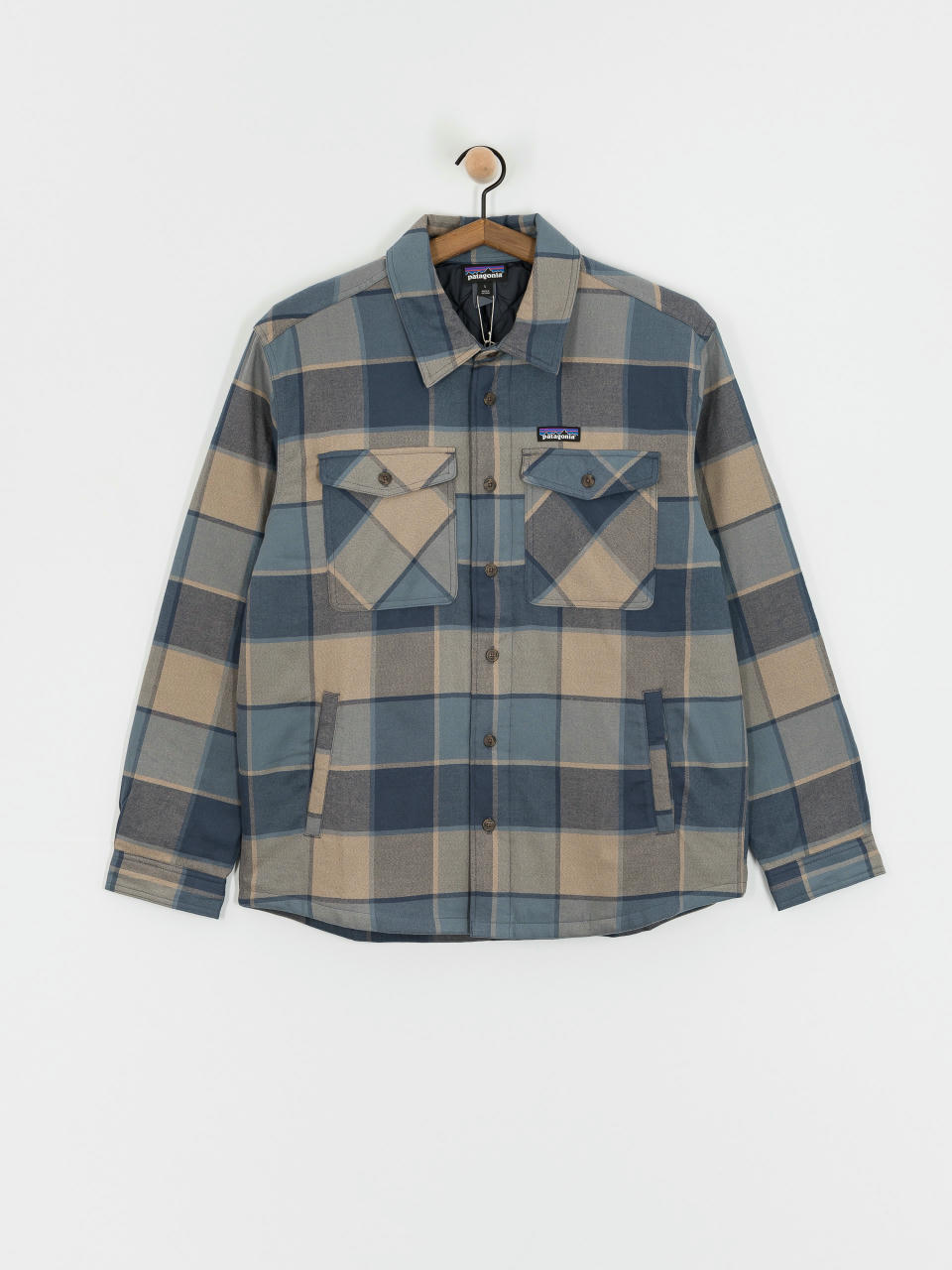 Сорочка Patagonia LW Insulated Fjord Flannel (william smolder blue)