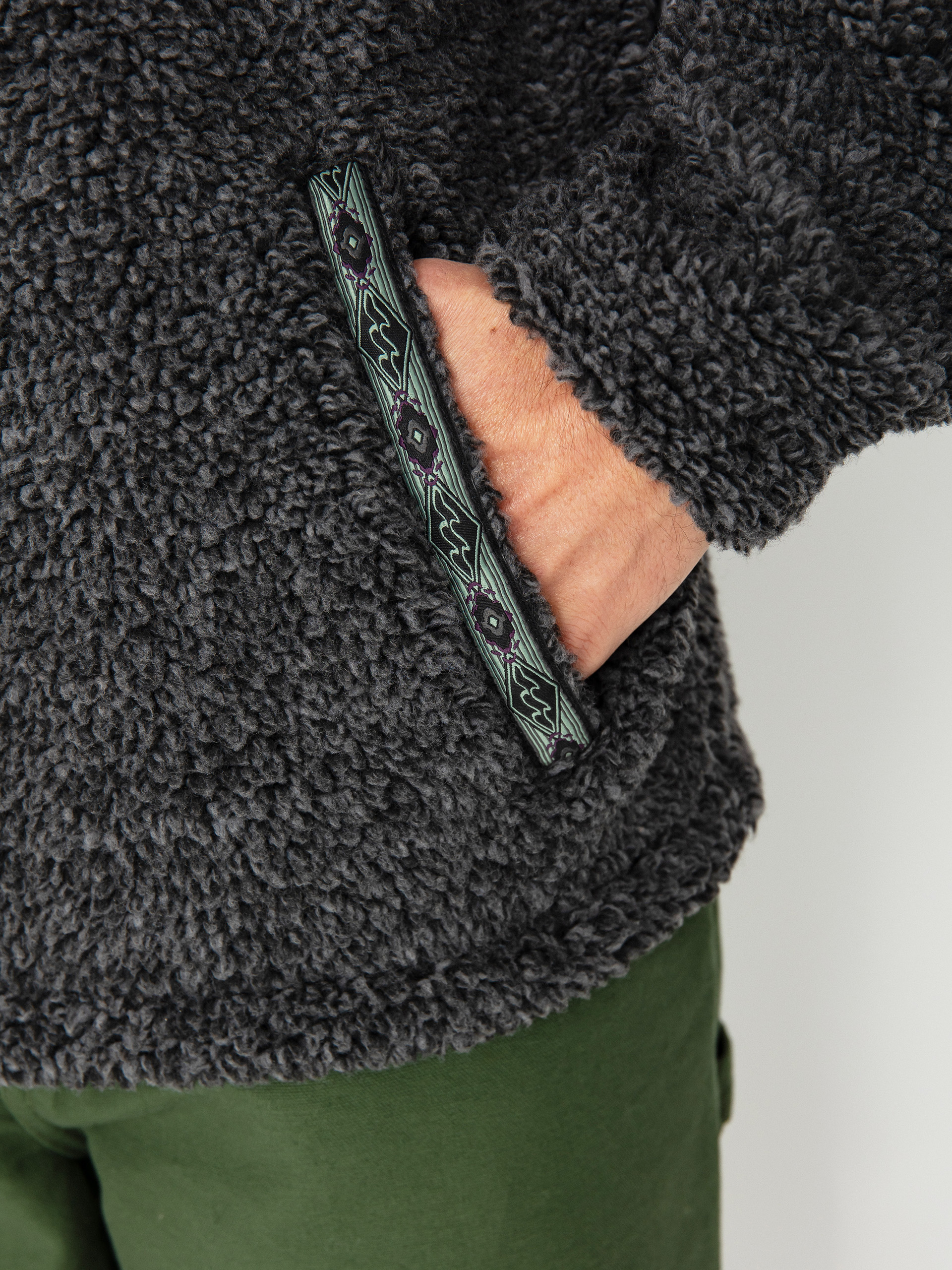 Чоловічий Флісовий светр Billabong Boundary Tombstone (black heather)