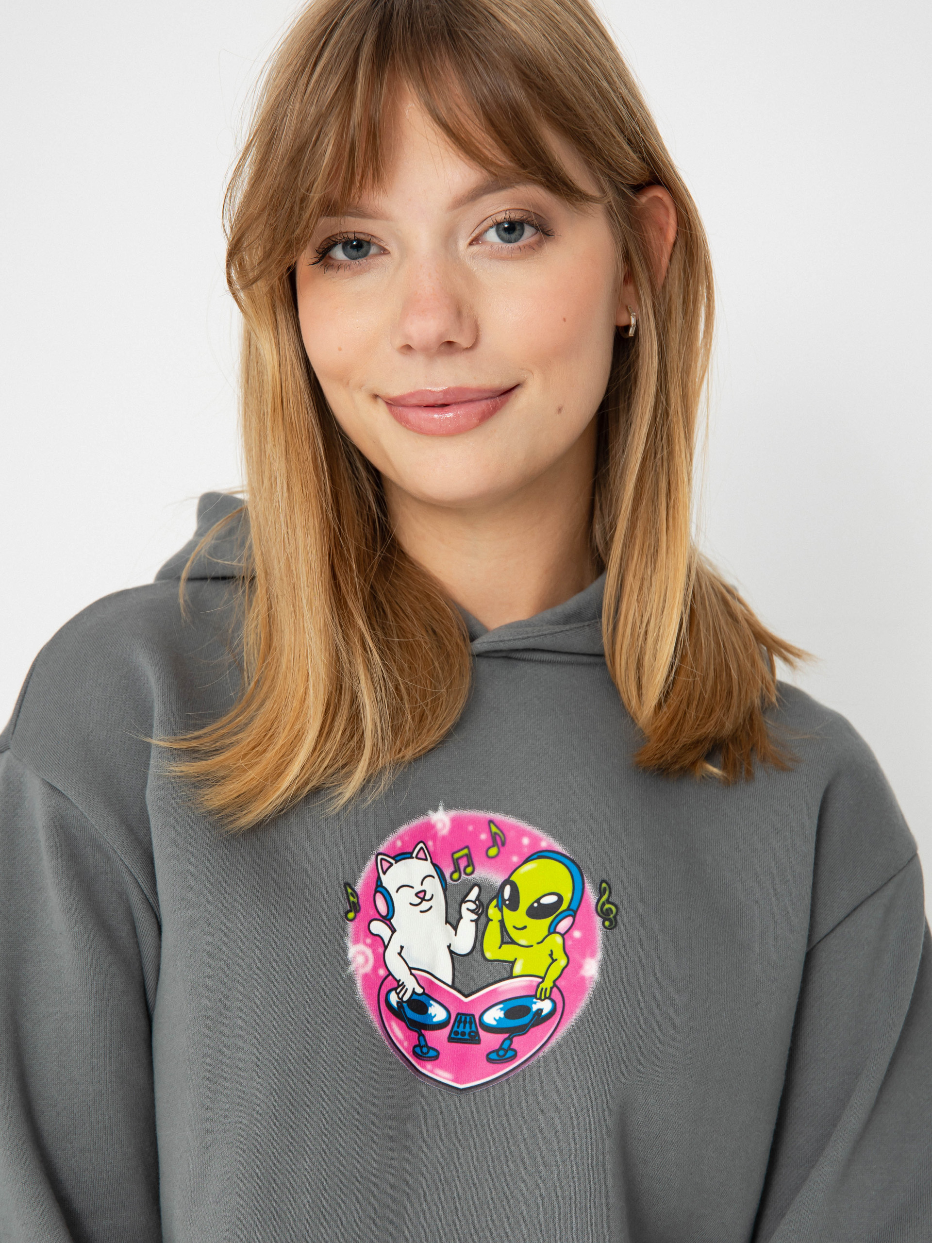 Худі RipNDip Love Is Ripndip Cropped HD (charcoal)