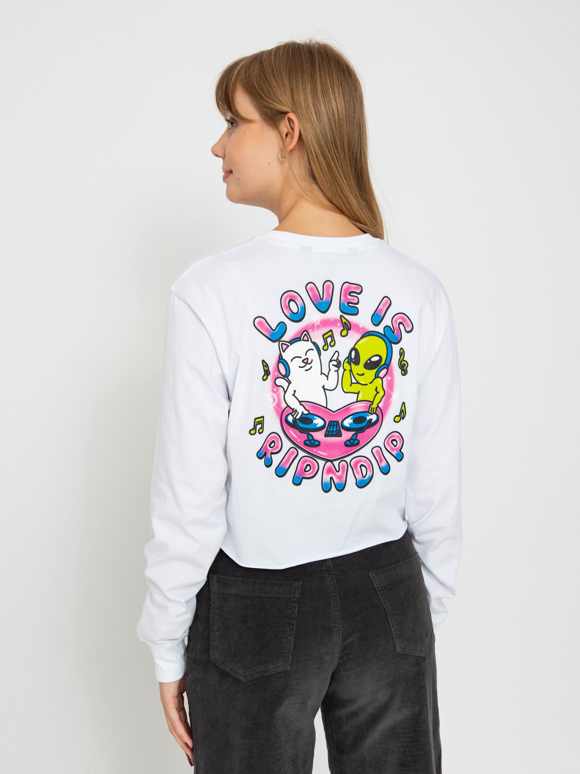 Лонгслів RipNDip Love Is Ripndip Cropped