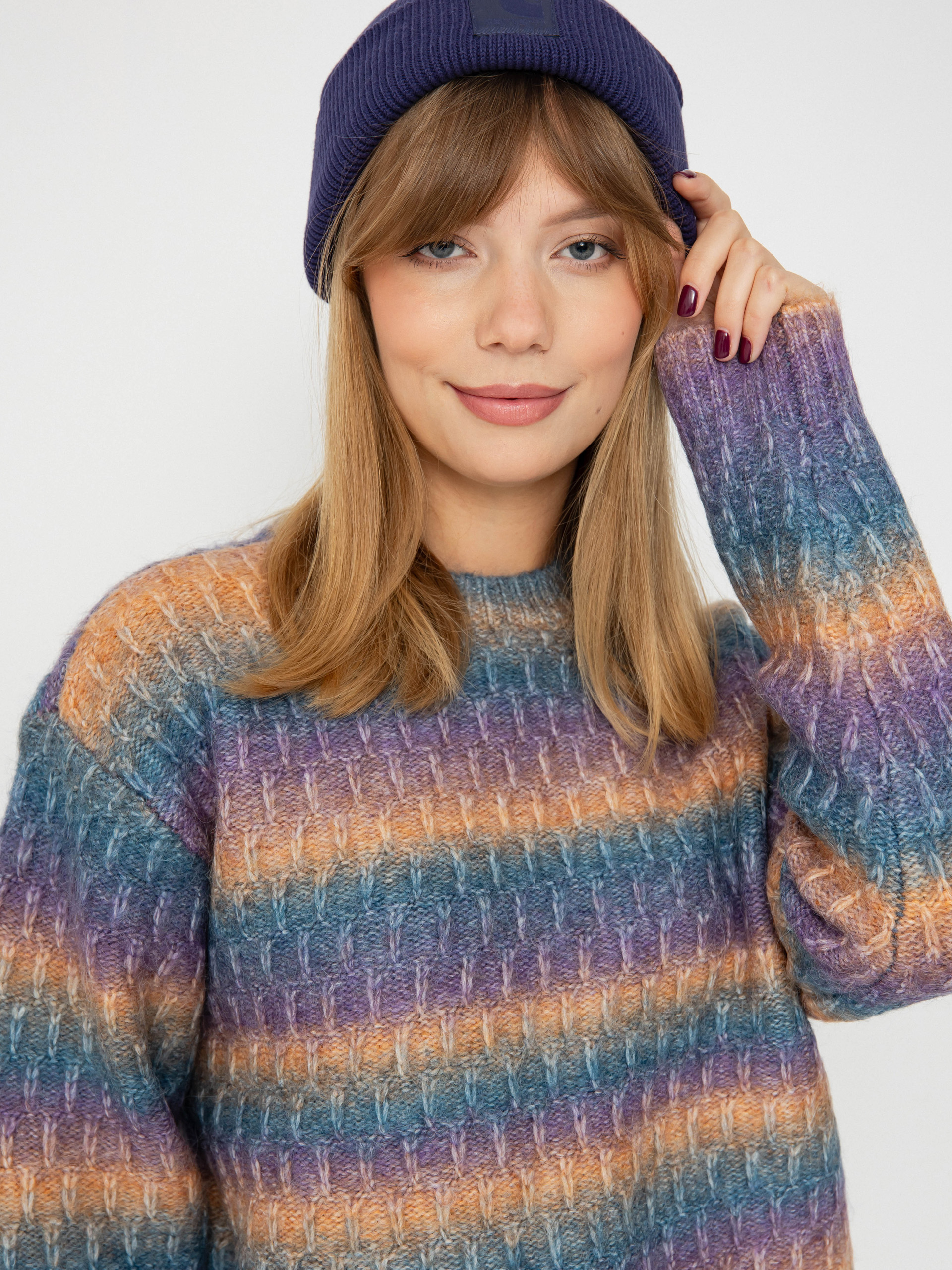Светр OBEY Daytrip Crew Sweater Wmn (purple multi)