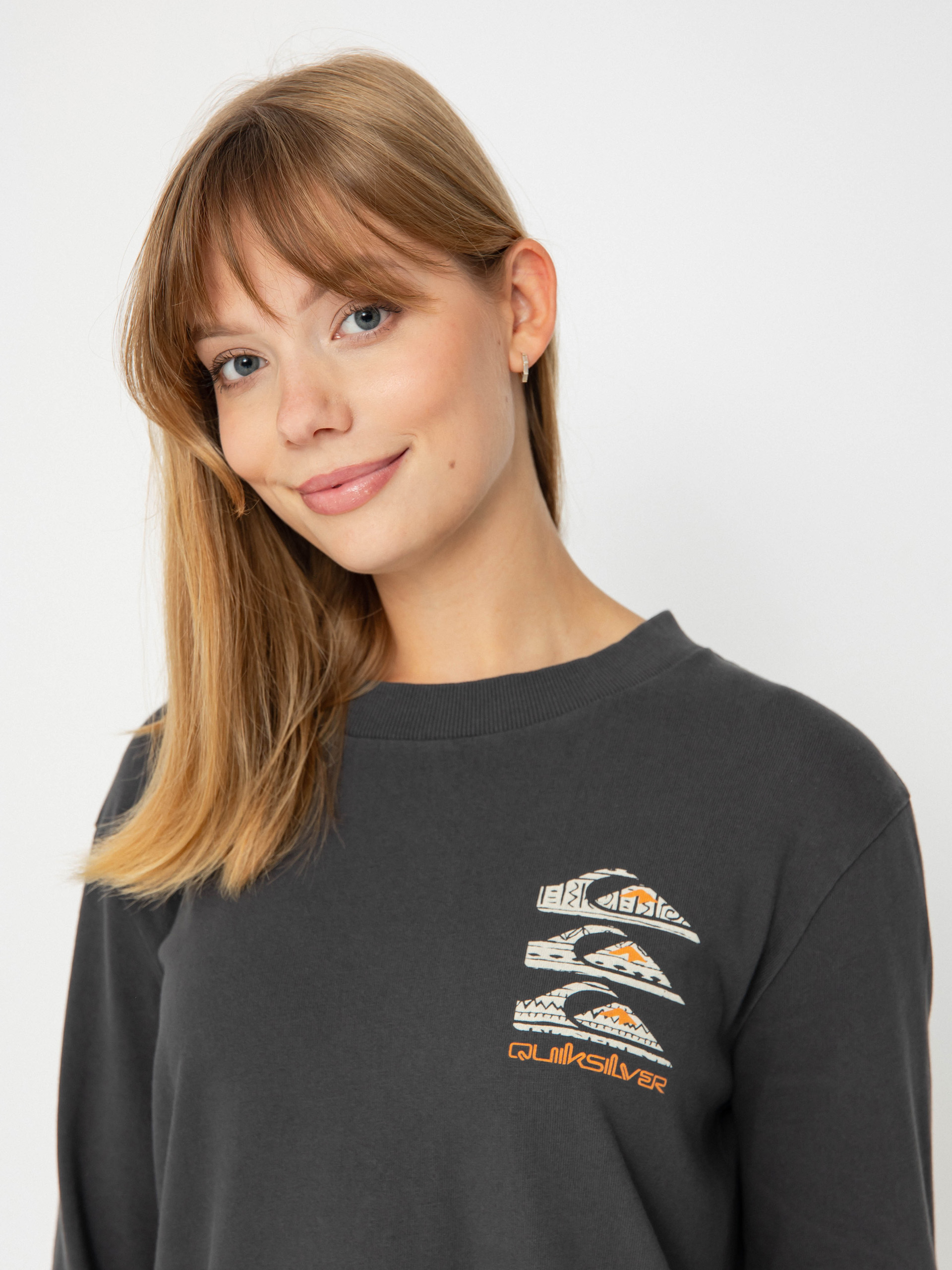 Лонгслів Quiksilver Uni Ls Tee Dress Wmn (tarmac)