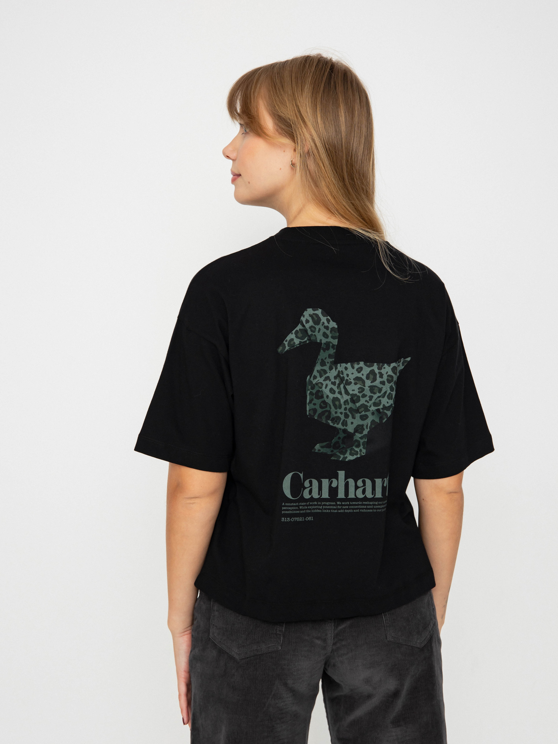 Футболка Carhartt WIP Fold Leo Wmn (black)