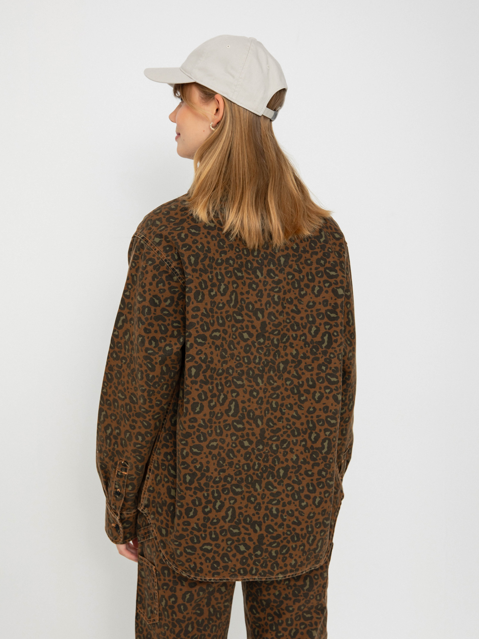 Сорочка Carhartt WIP Leo Wmn (camo leo/tamarind/tamarind)