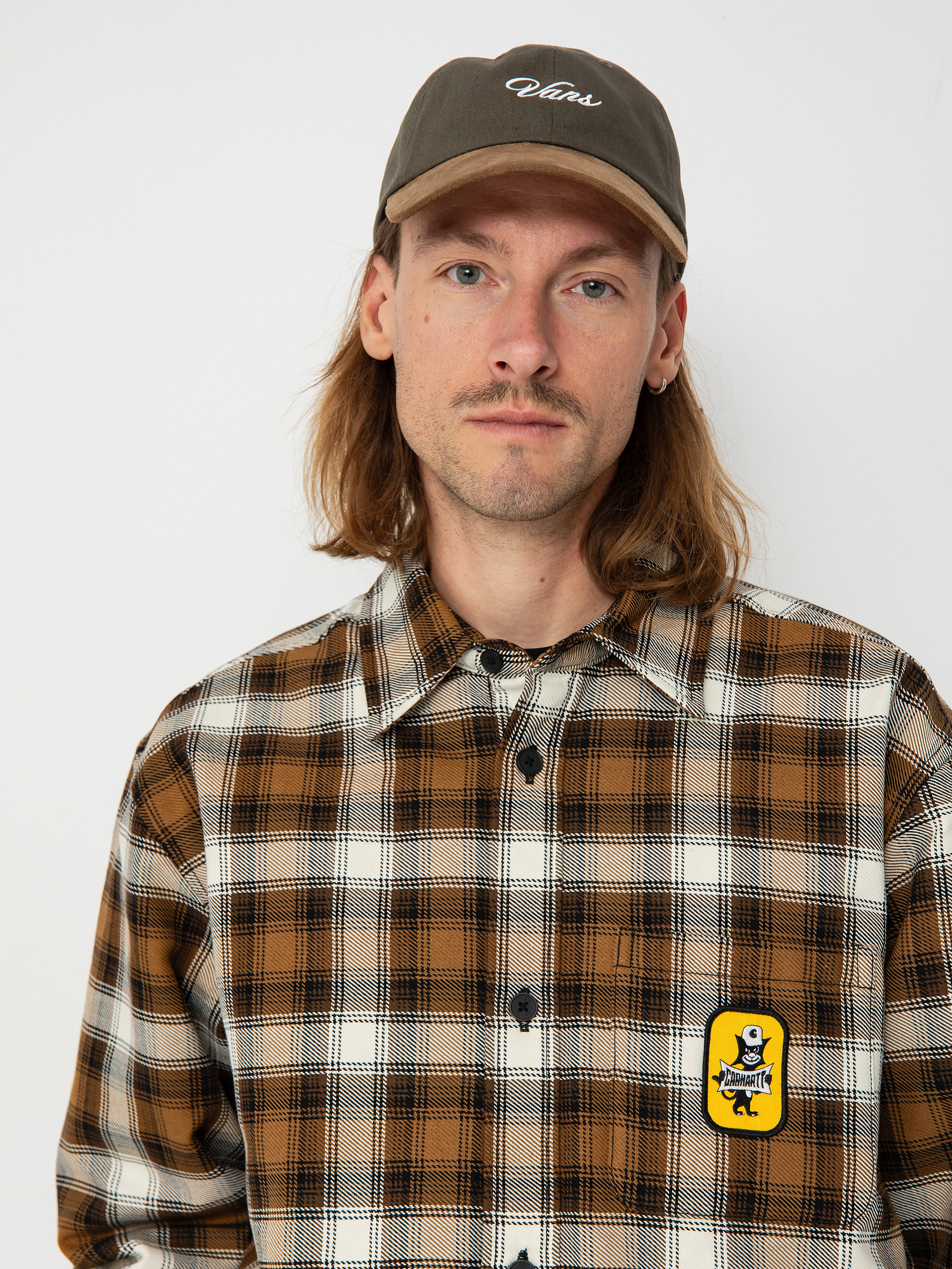 u041au0443u0440u0442u043au0430 Carhartt WIP Monahan (monahan check/hamilton brown)
