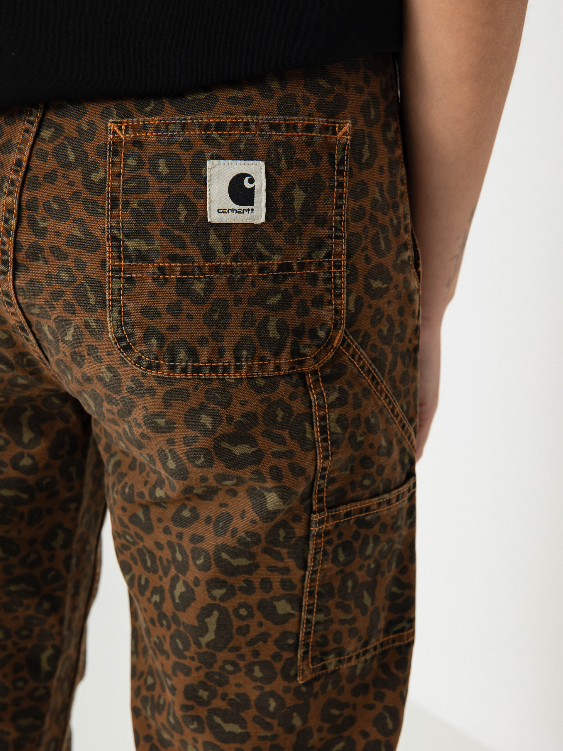 Штани Carhartt WIP Leo Pierce Wmn (camo leo/tamarind/tamarind)