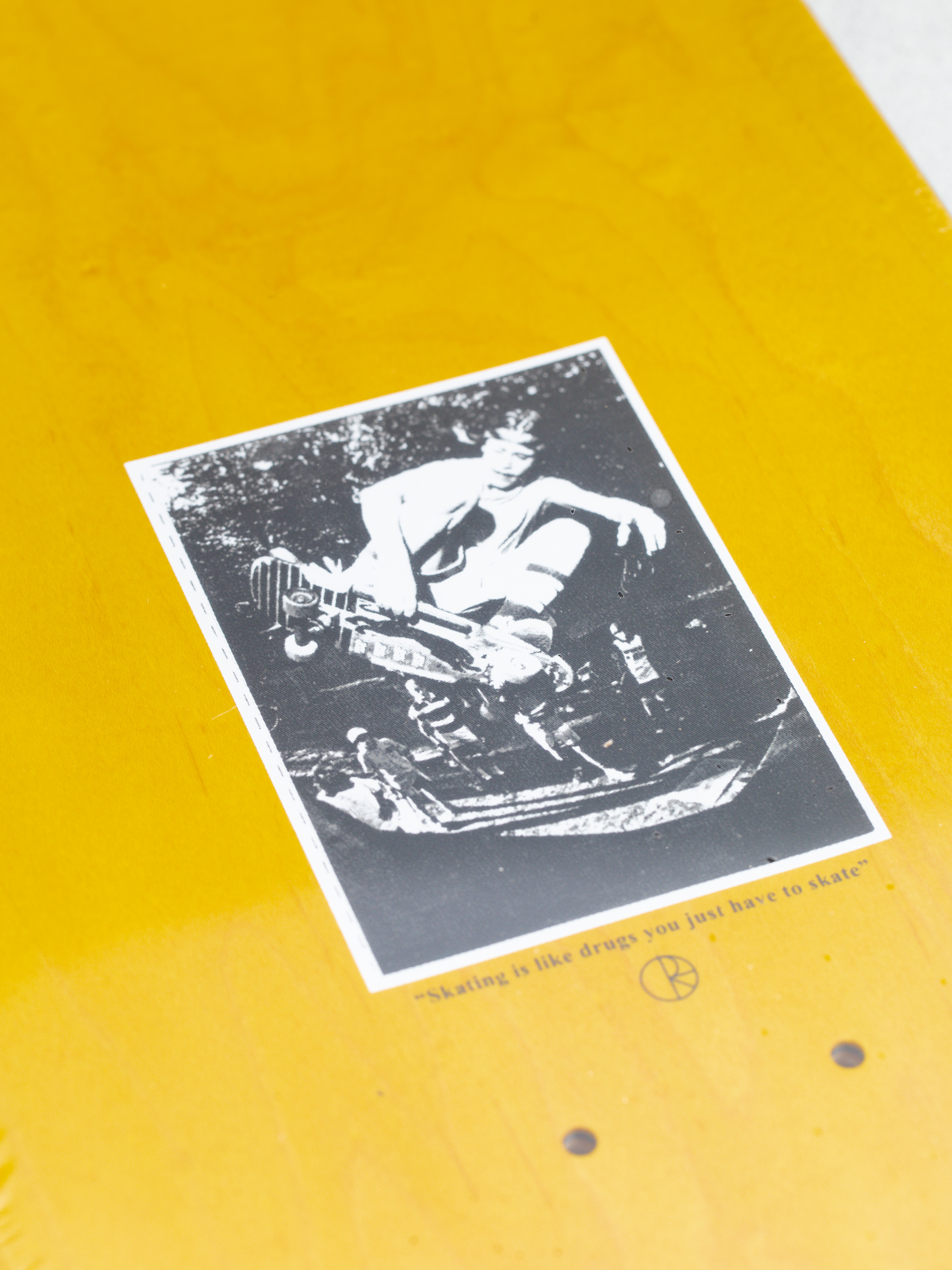 Декa Polar Skate David Stenstrom Tape and Panther (white/black)