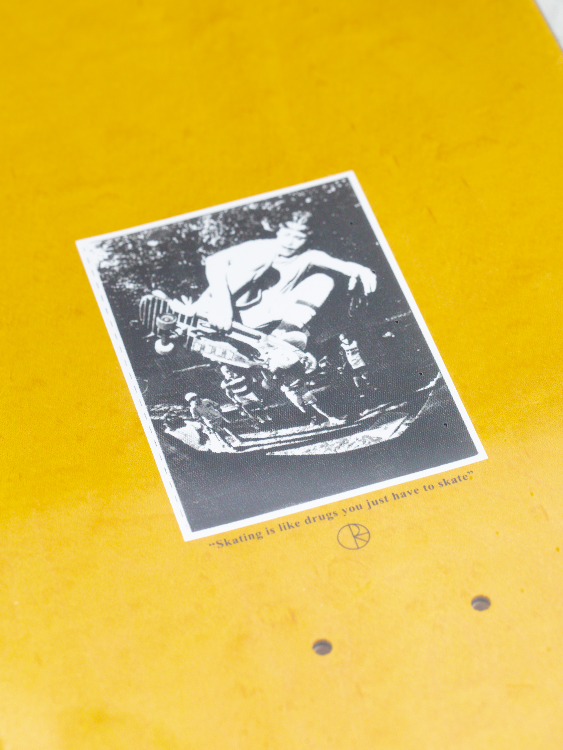 Декa Polar Skate David Stenstrom Tape and Panther Veneer (yellow/black)