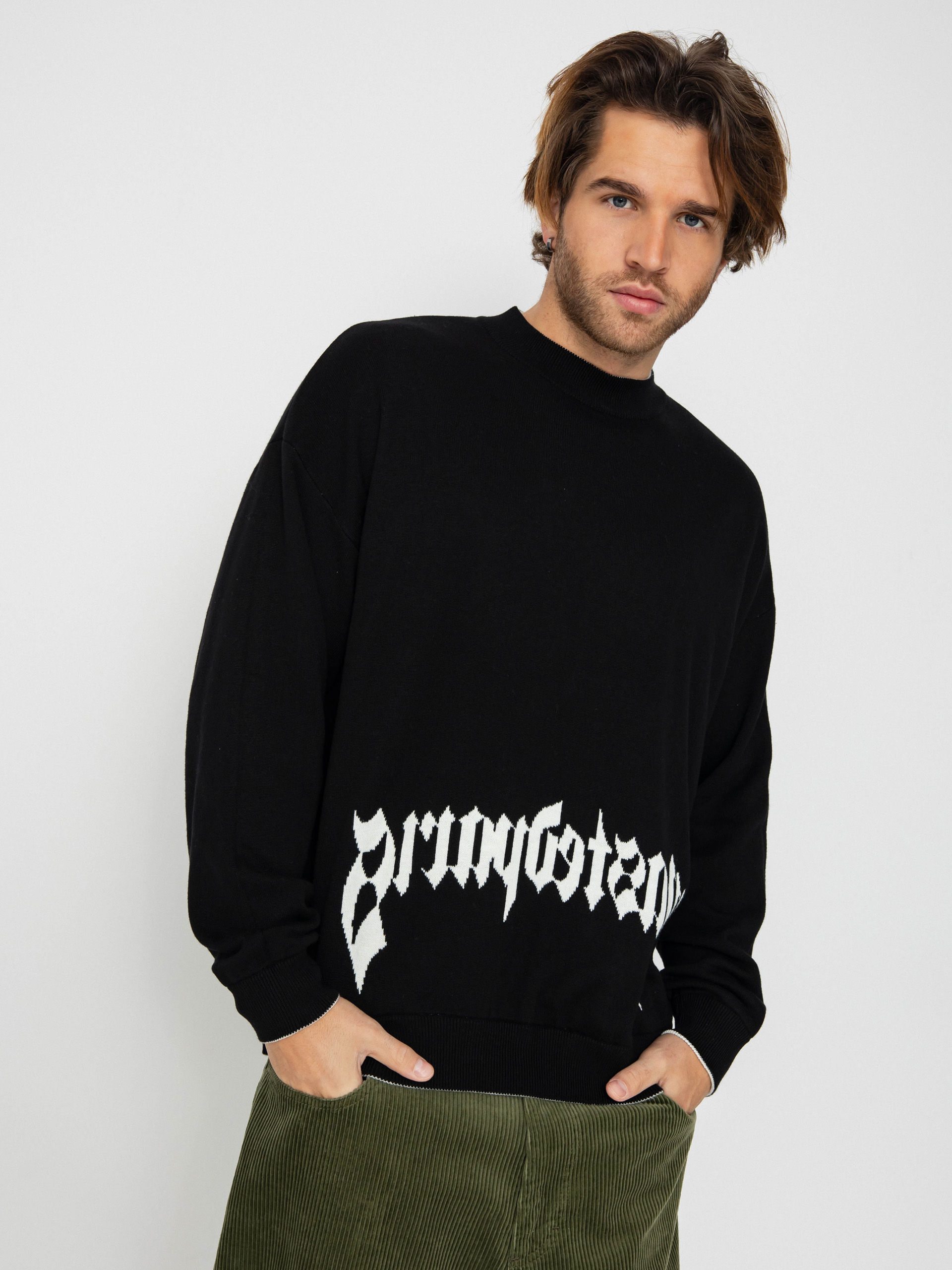 Светр Wasted Paris Pitcher Reverse (white/black)