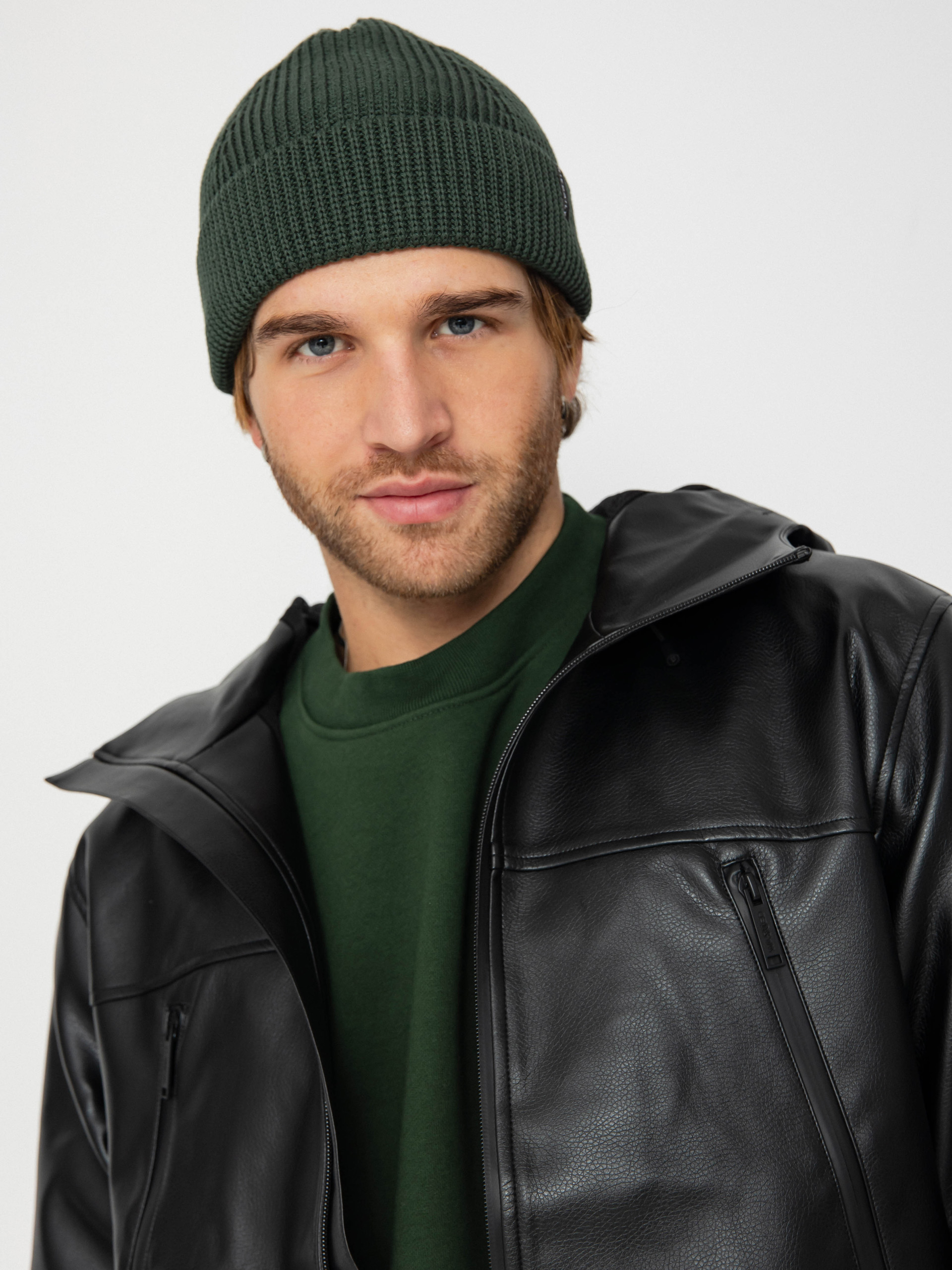 Куртка Wasted Paris Kingdom Faux Leather Windbreaker (black)