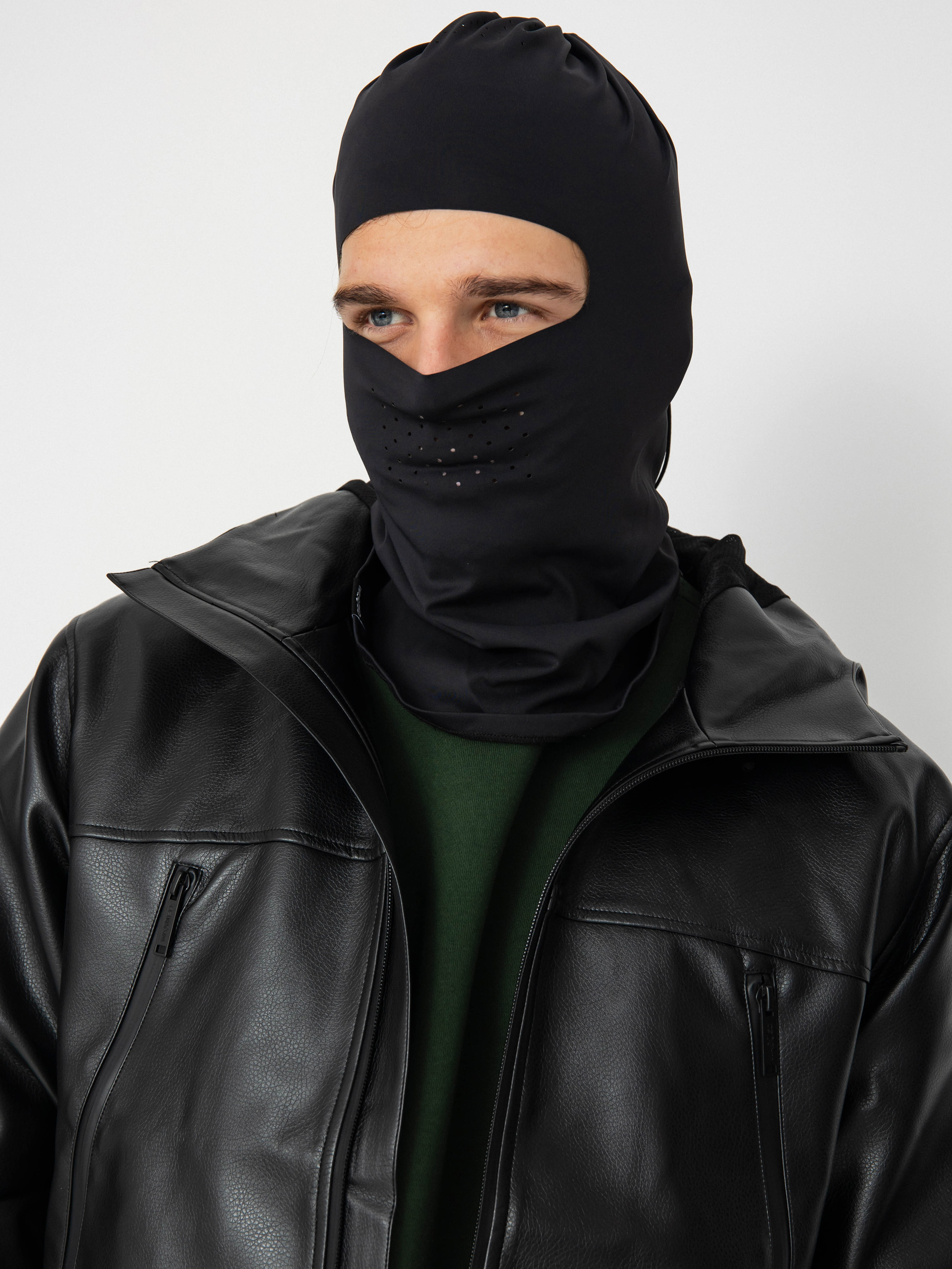 Куртка Wasted Paris Kingdom Faux Leather Windbreaker (black)