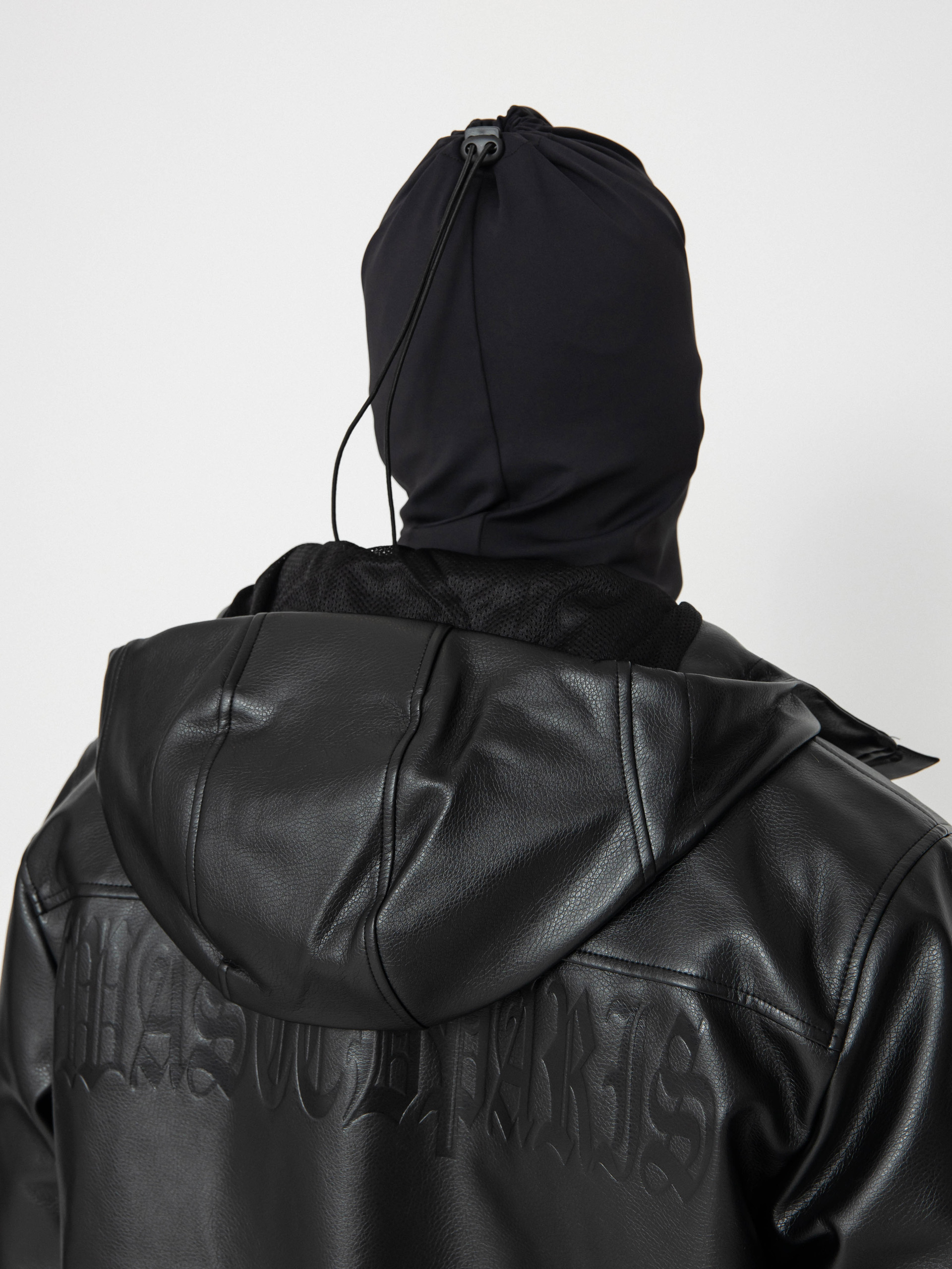 Куртка Wasted Paris Kingdom Faux Leather Windbreaker (black)