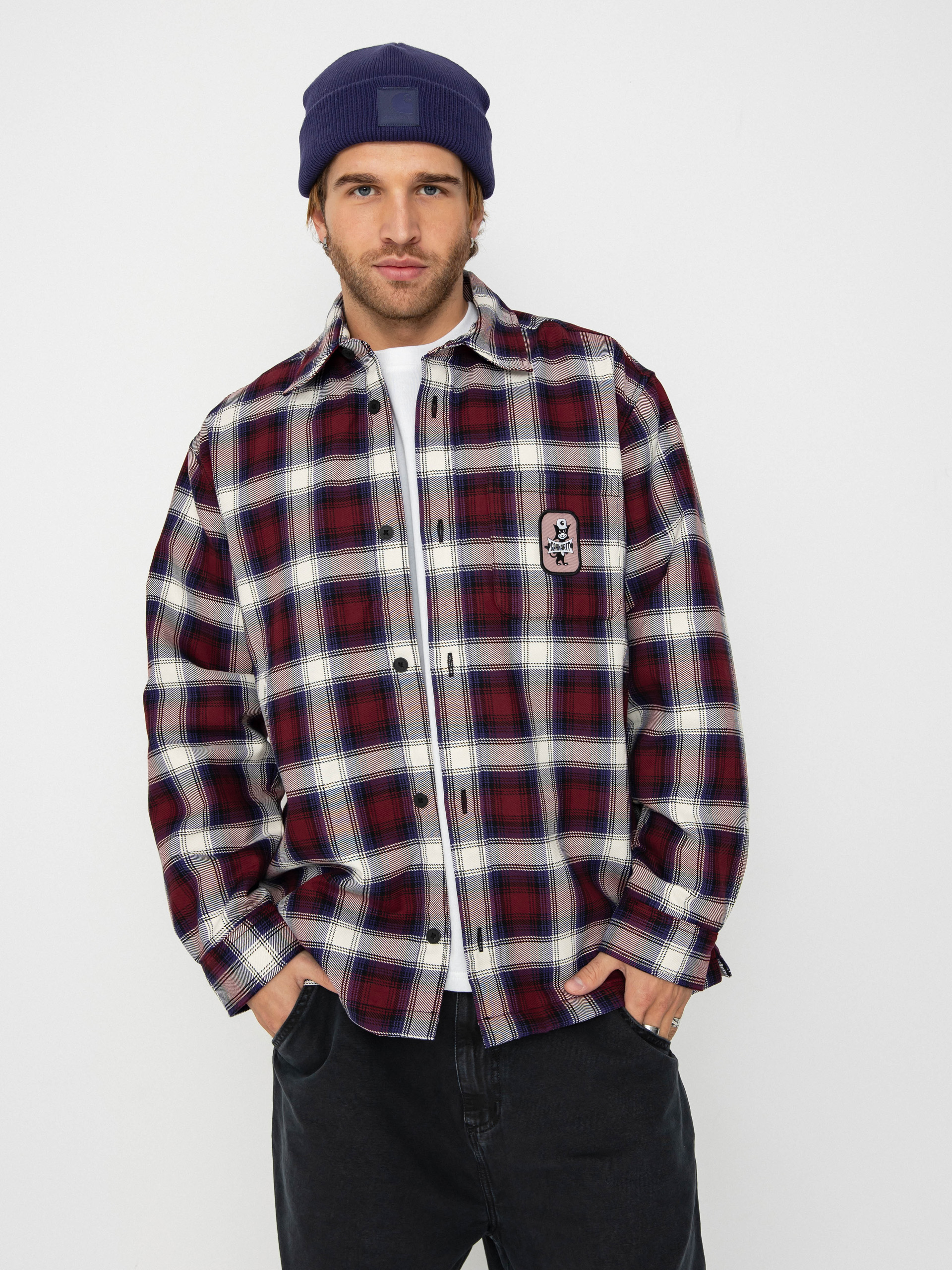 u041au0443u0440u0442u043au0430 Carhartt WIP Monahan (monahan check/malbec)