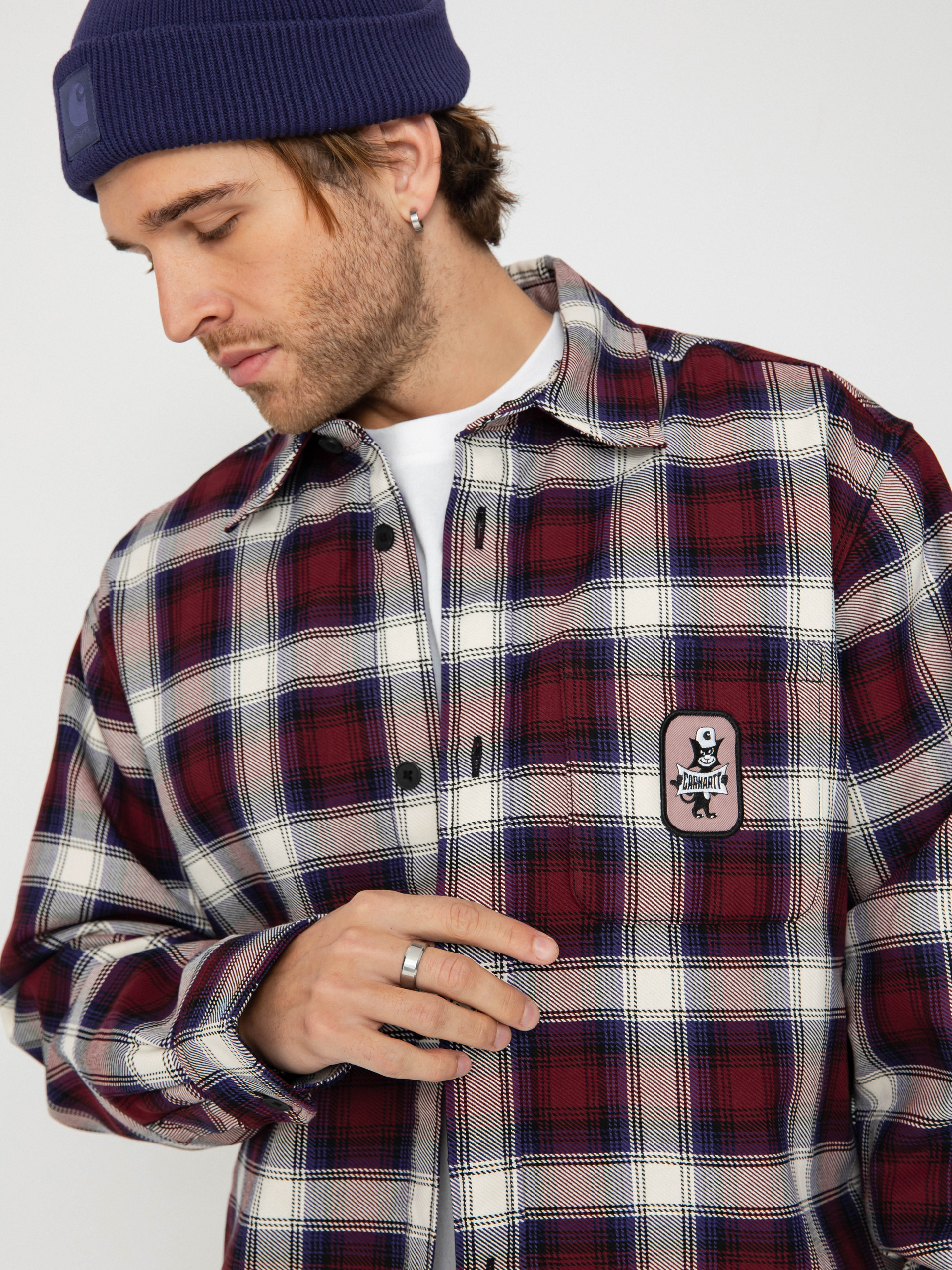 Куртка Carhartt WIP Monahan (monahan check/malbec)