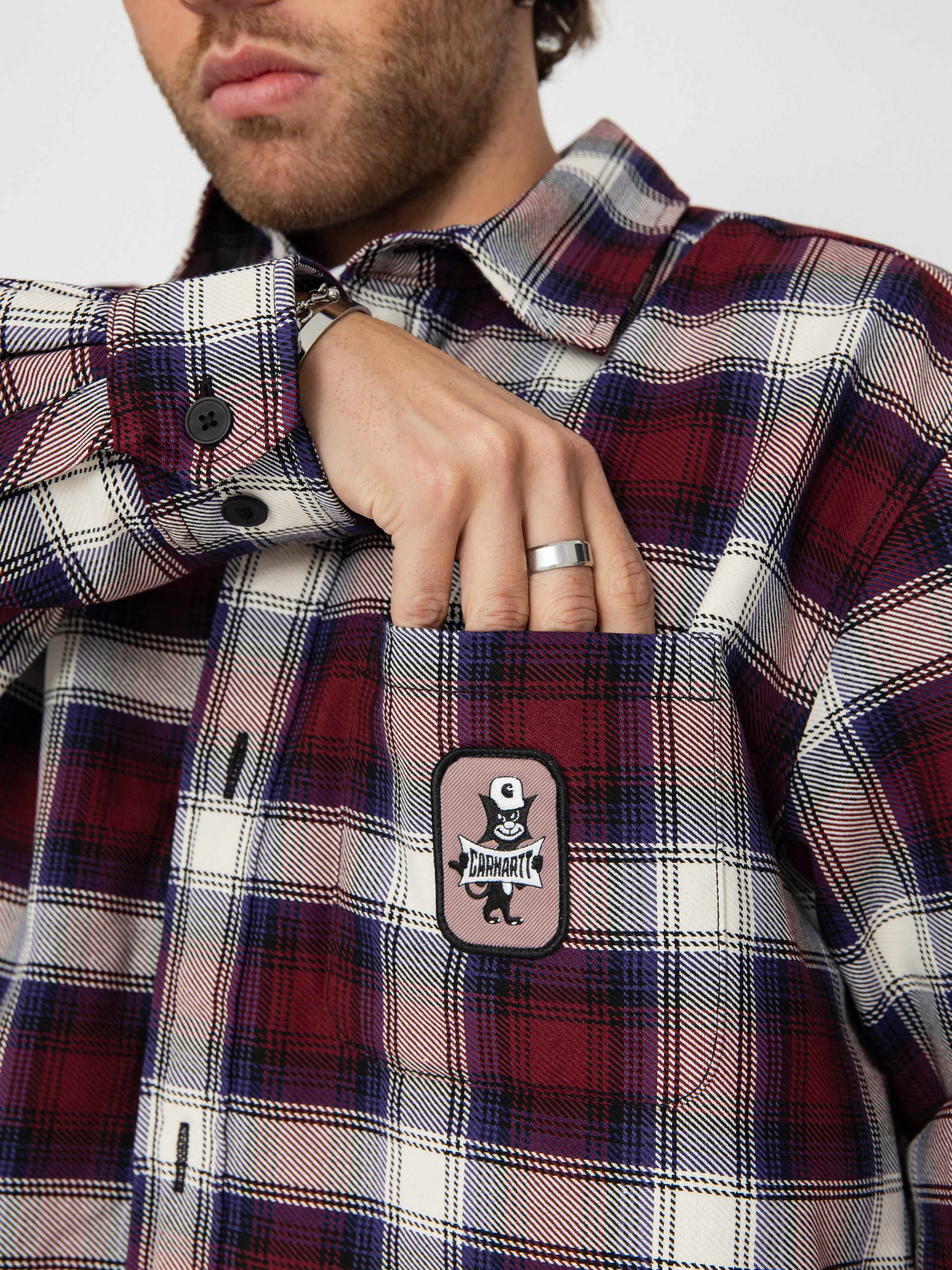 Куртка Carhartt WIP Monahan (monahan check/malbec)