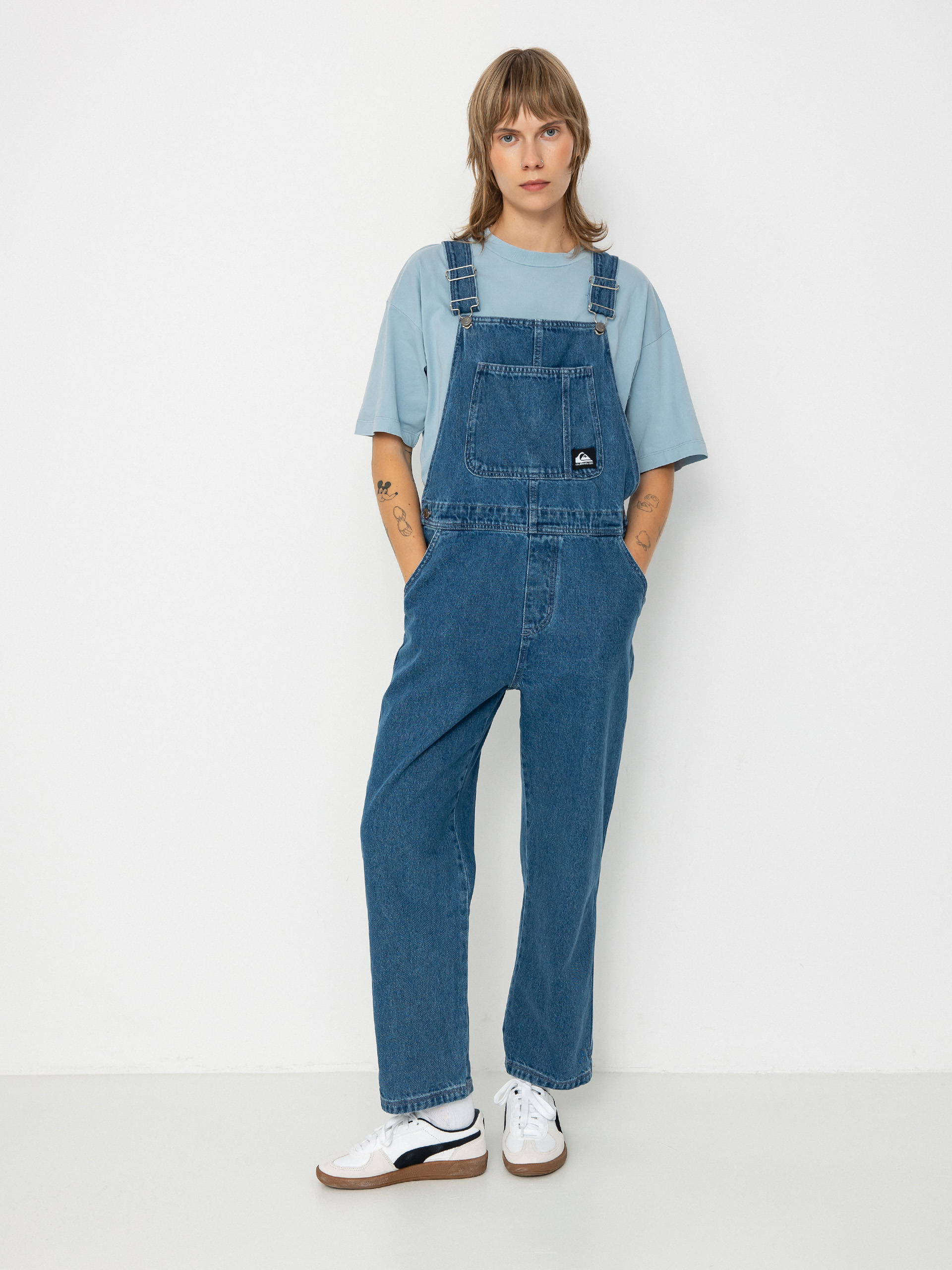 Комбінезон Quiksilver Uni Classic Denim Dungaree Wmn (estate blue)